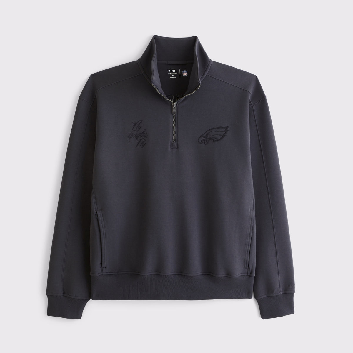 Abercrombie Baltimore Ravens Neoknit MAX Half-Zip Sweatshirt