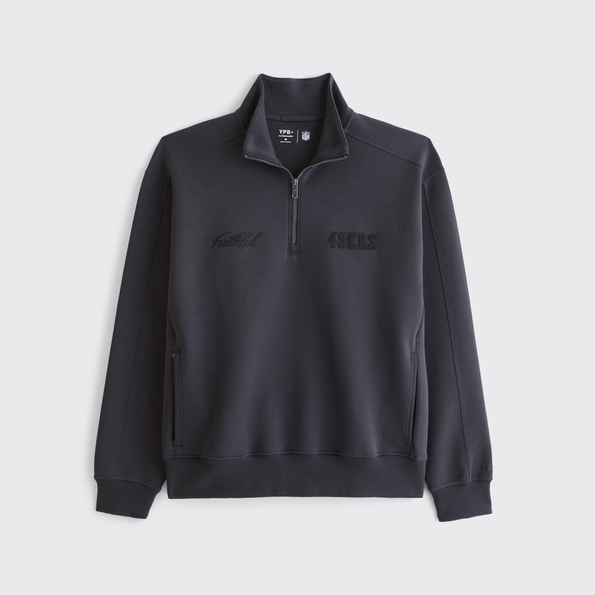 Abercrombie Baltimore Ravens Neoknit MAX Half-Zip Sweatshirt