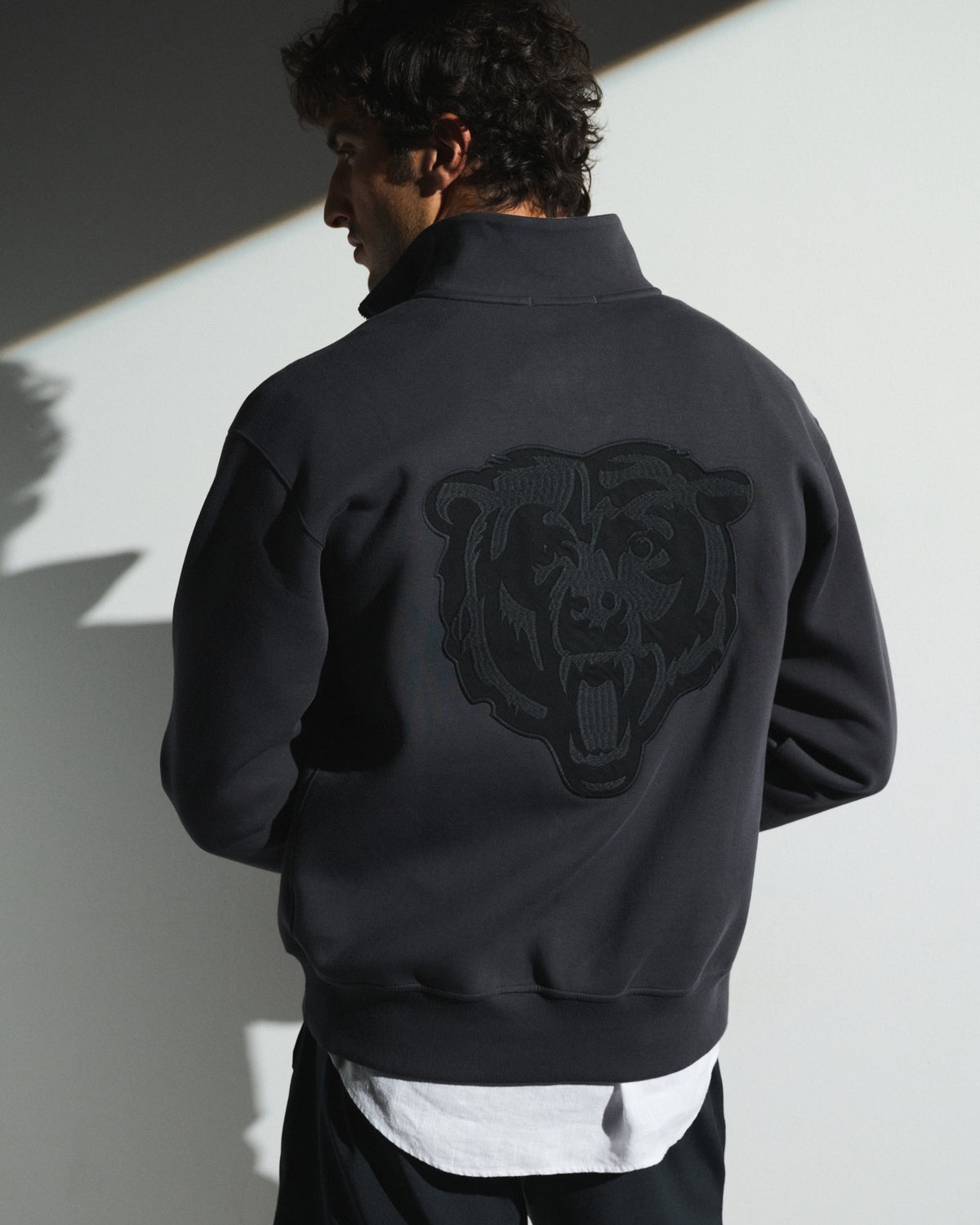 Abercrombie Baltimore Ravens Neoknit MAX Half-Zip Sweatshirt