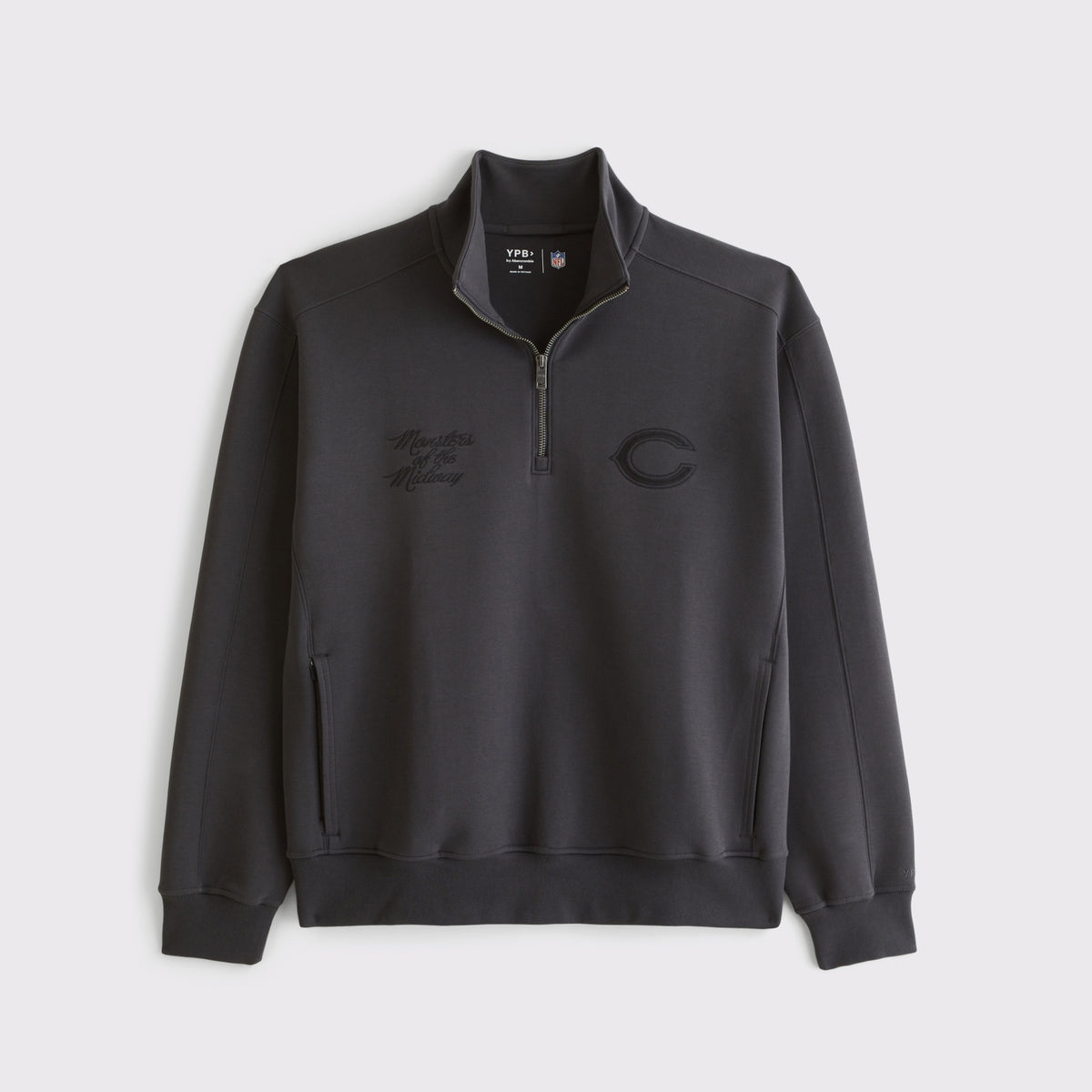 Abercrombie Baltimore Ravens Neoknit MAX Half-Zip Sweatshirt