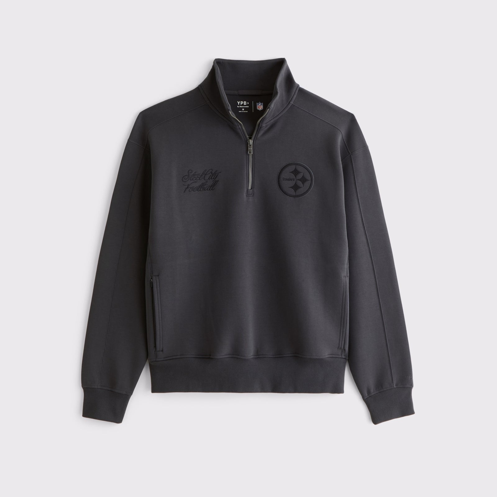 Abercrombie Baltimore Ravens Neoknit MAX Half-Zip Sweatshirt
