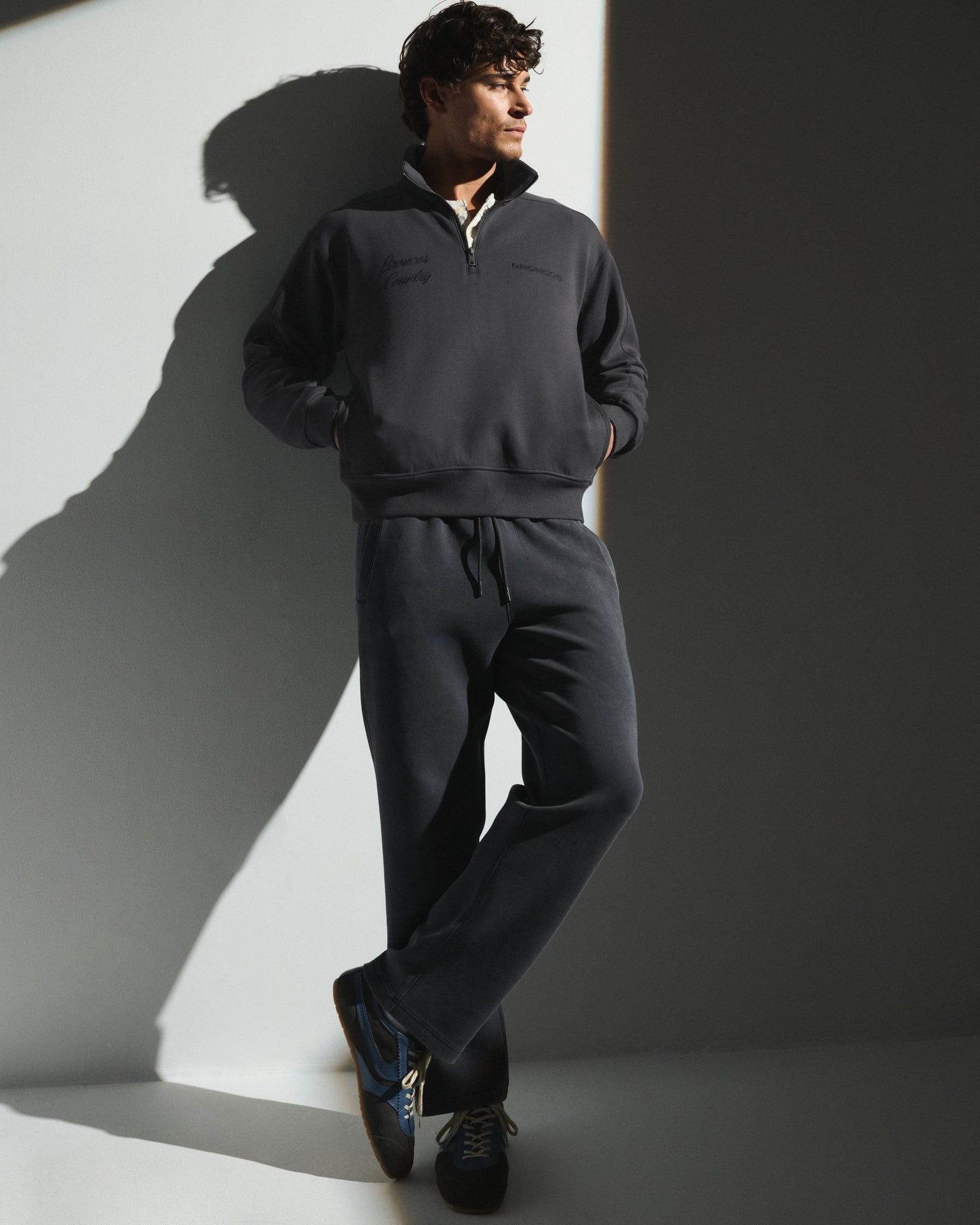 Abercrombie Baltimore Ravens Neoknit MAX Half-Zip Sweatshirt