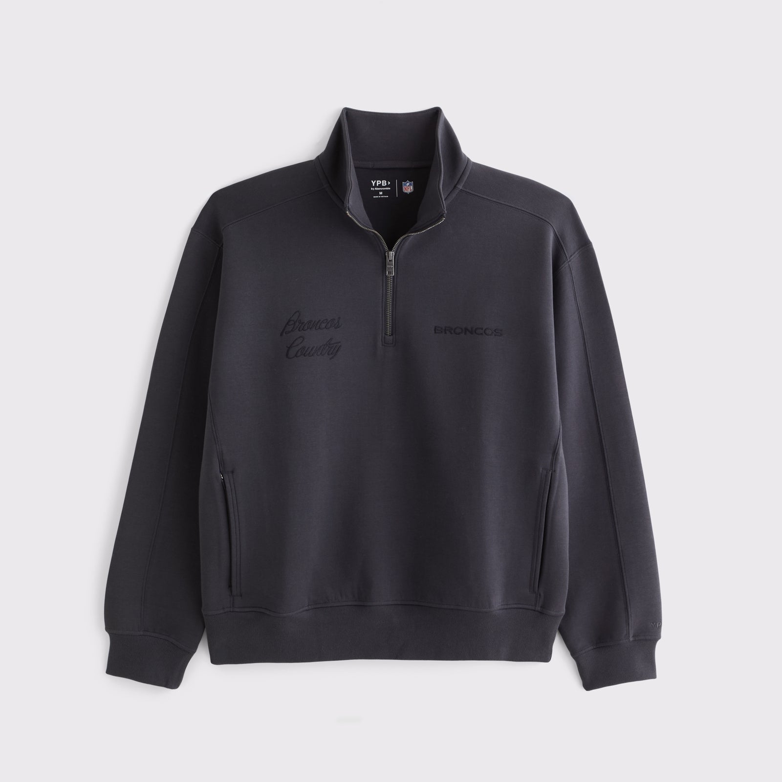 Abercrombie Baltimore Ravens Neoknit MAX Half-Zip Sweatshirt