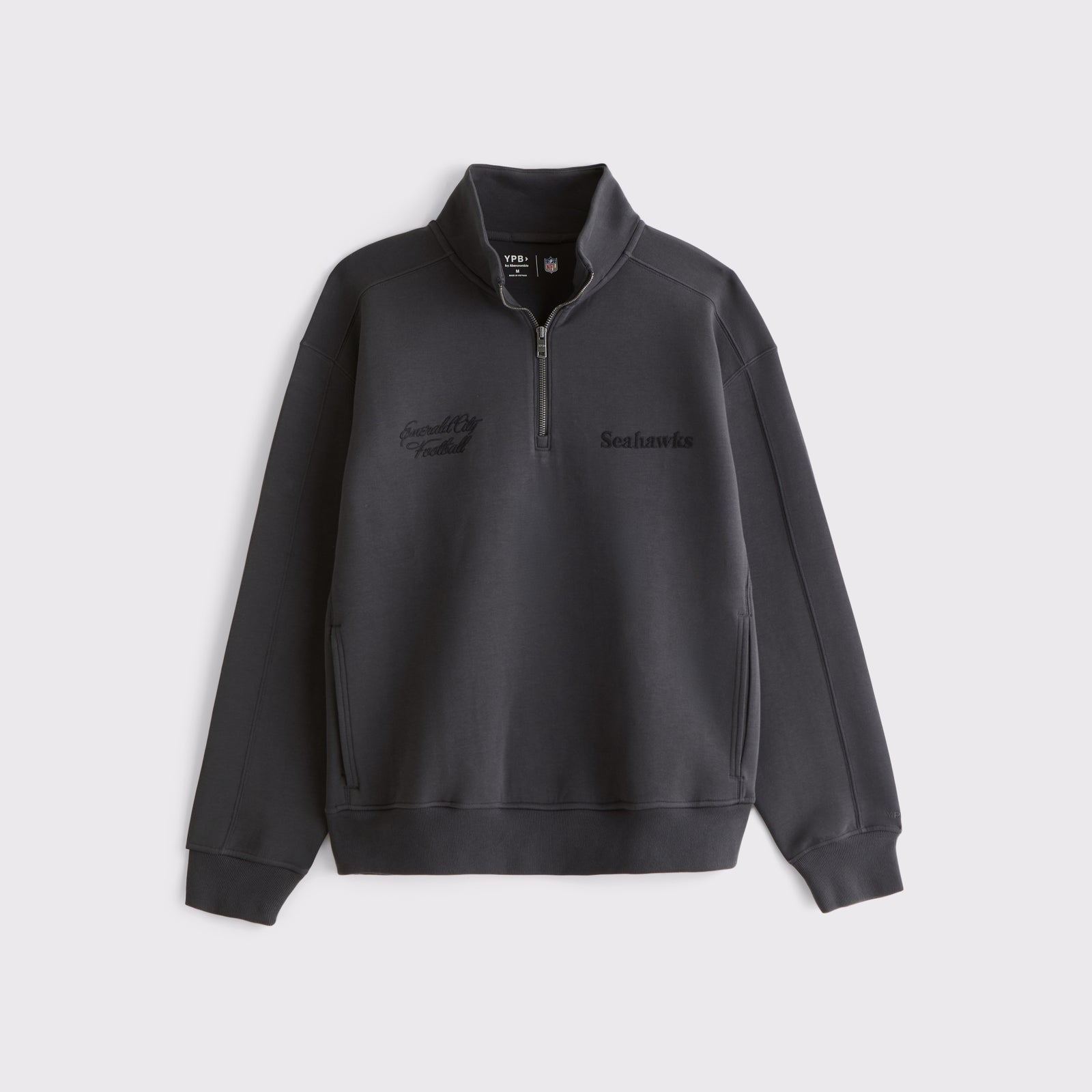 Abercrombie Baltimore Ravens Neoknit MAX Half-Zip Sweatshirt