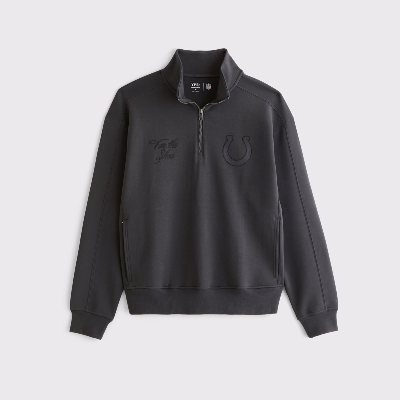 Abercrombie Baltimore Ravens Neoknit MAX Half-Zip Sweatshirt
