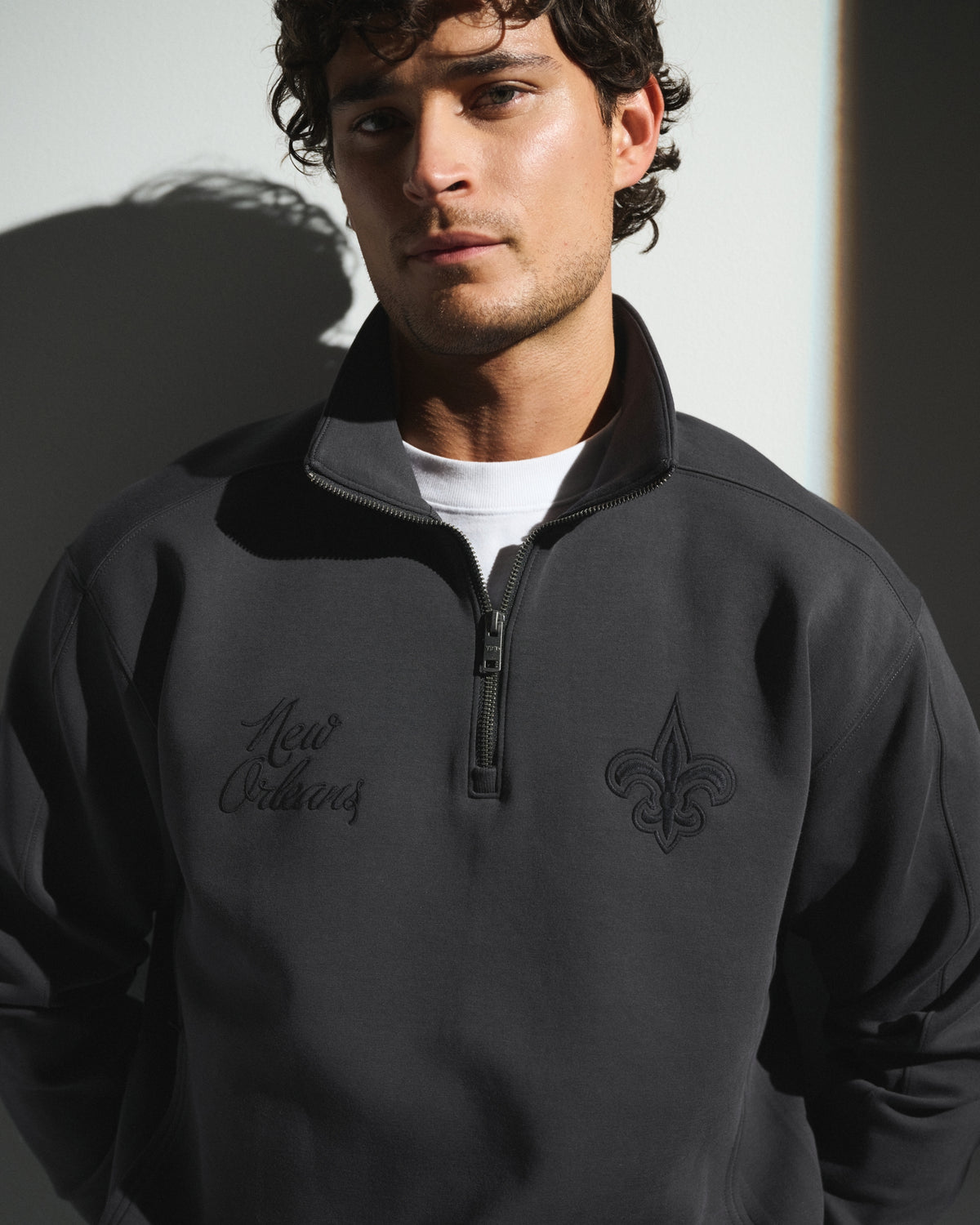Abercrombie Baltimore Ravens Neoknit MAX Half-Zip Sweatshirt