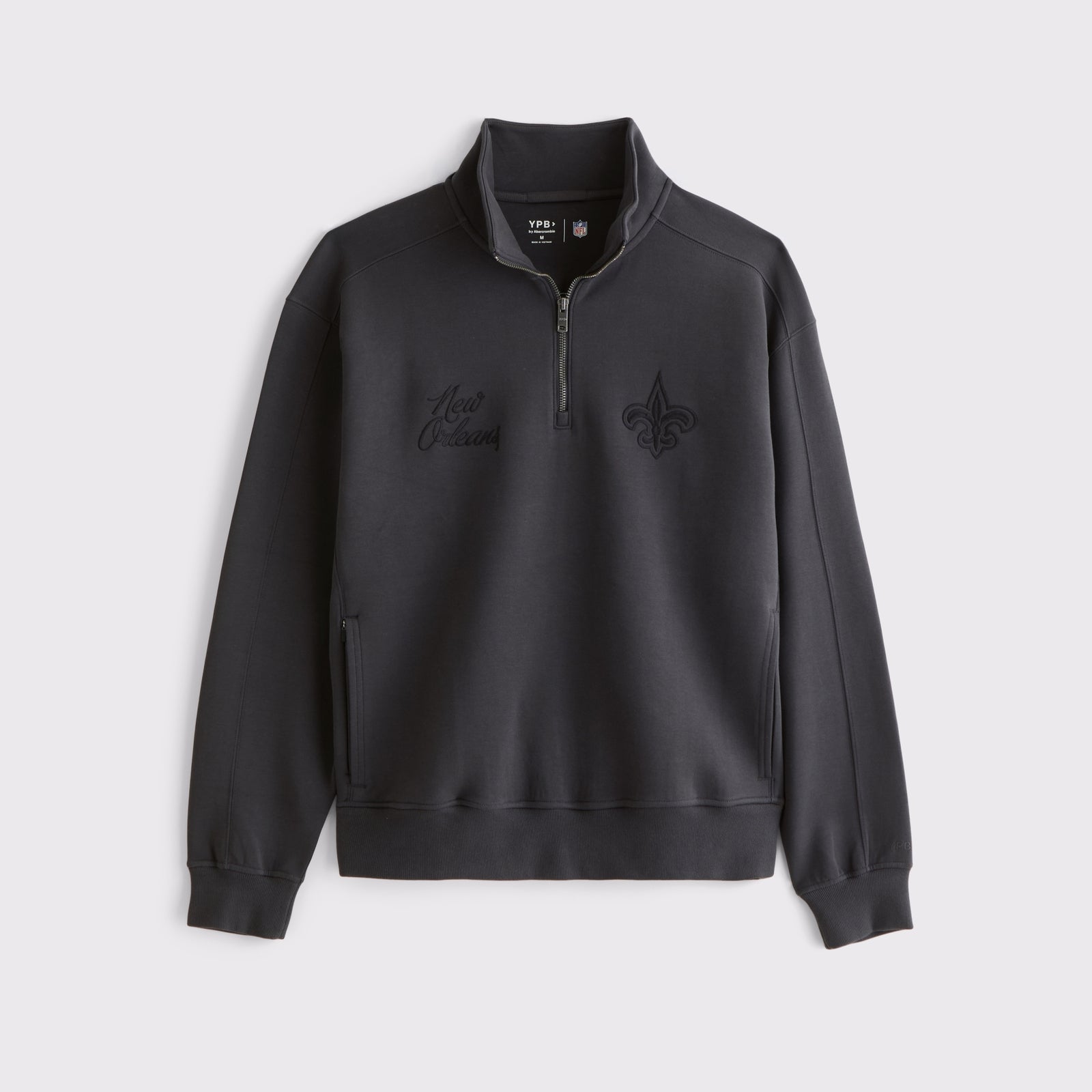 Abercrombie Baltimore Ravens Neoknit MAX Half-Zip Sweatshirt
