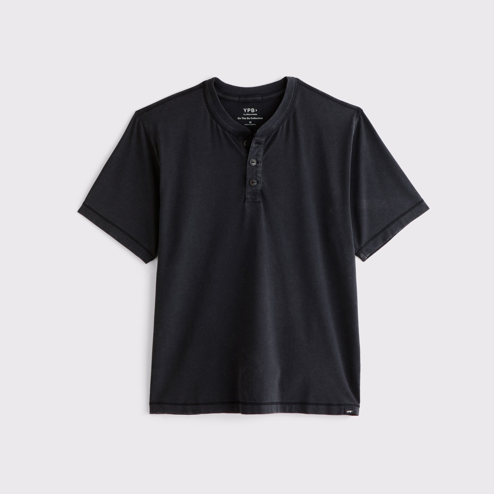 Abercrombie YPB On the Go Short-Sleeve Henley