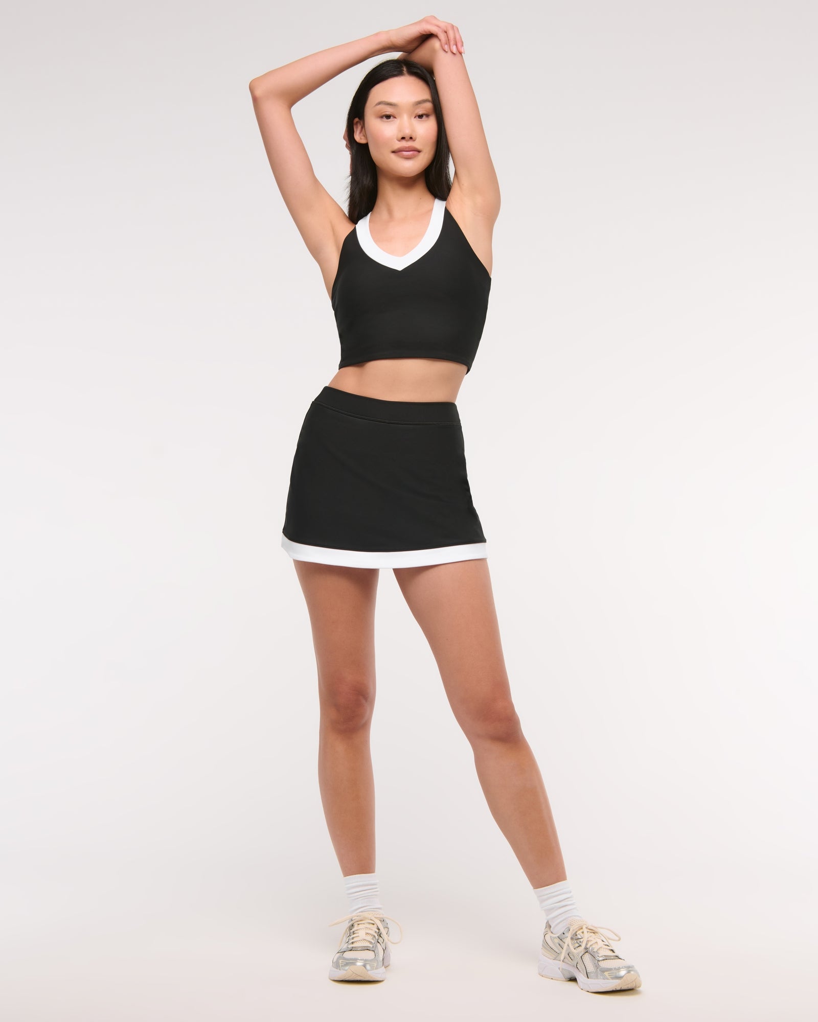 Abercrombie YPB sculptLUX Lined Clean Mini Skirt