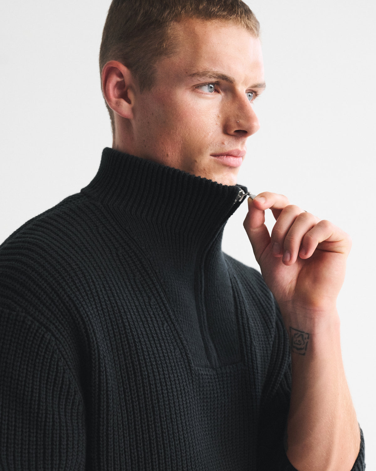 Abercrombie Quarter-Zip Sweater