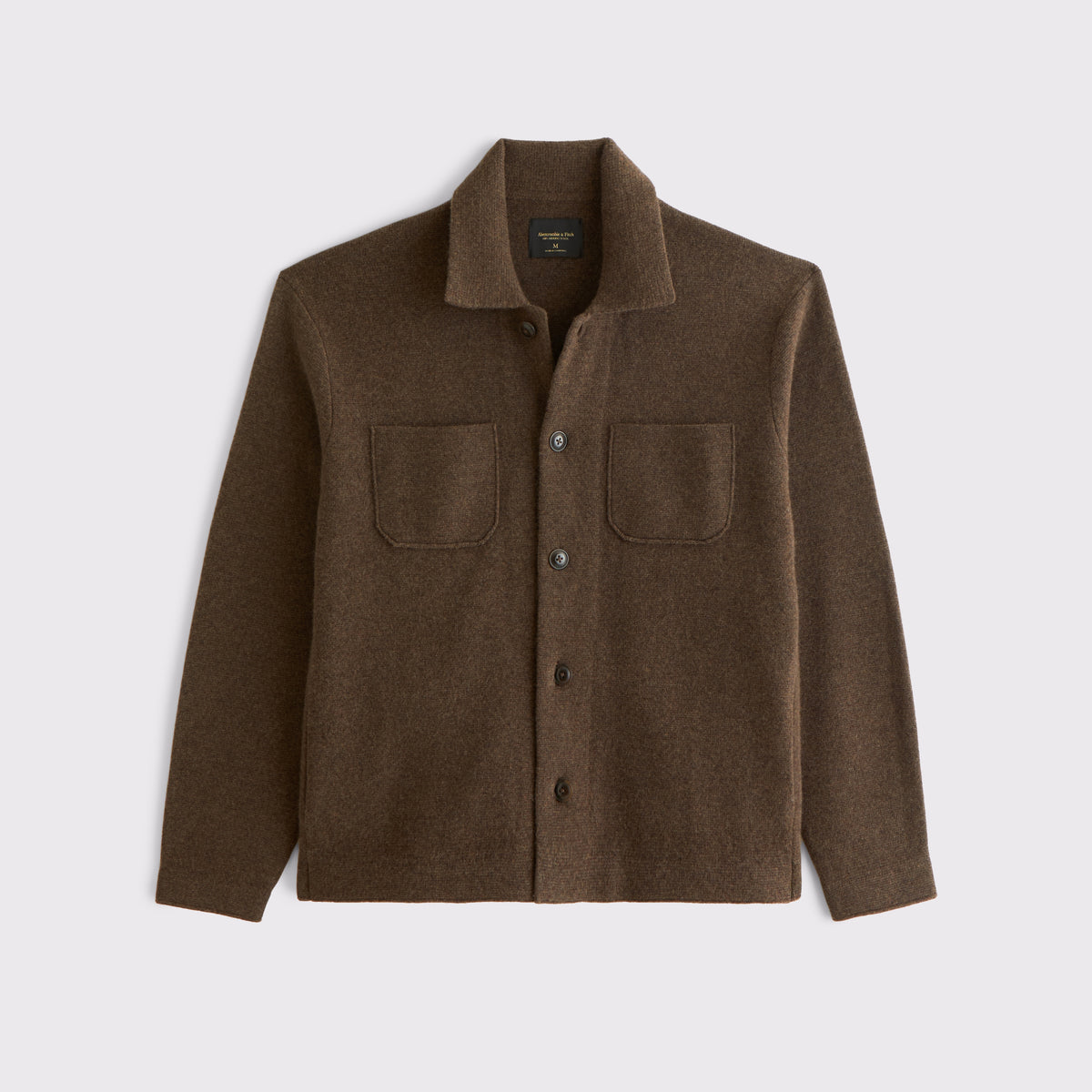 Abercrombie 100% Merino Wool Shirt Jacket