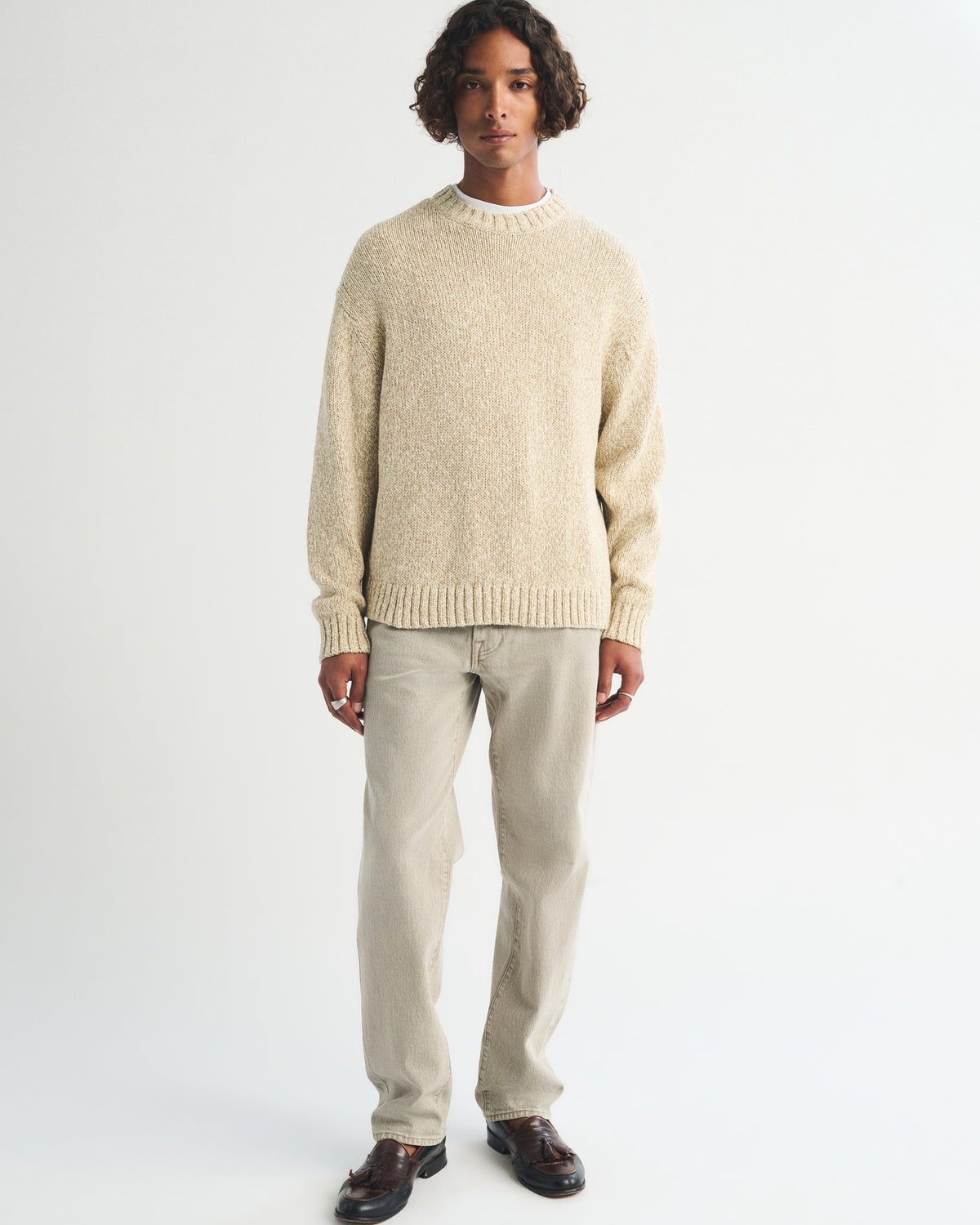 Abercrombie A&F Essential 100% Cotton Crew Sweater