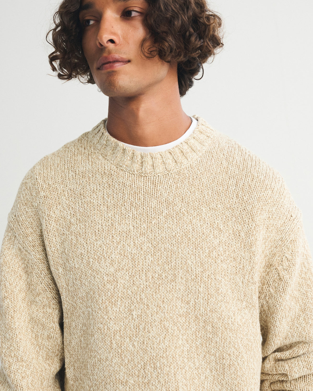 Abercrombie A&F Essential 100% Cotton Crew Sweater
