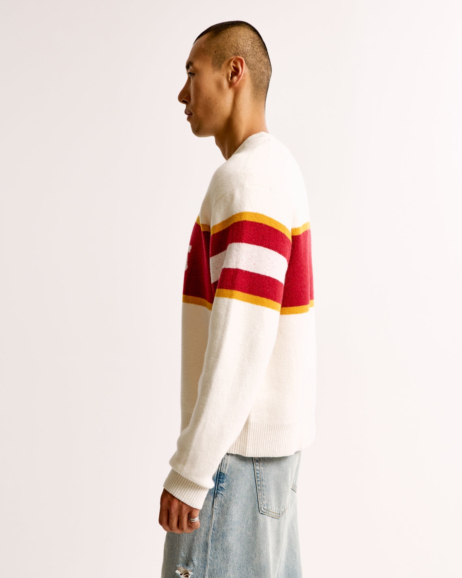Abercrombie Kansas City Chiefs Crew Sweater