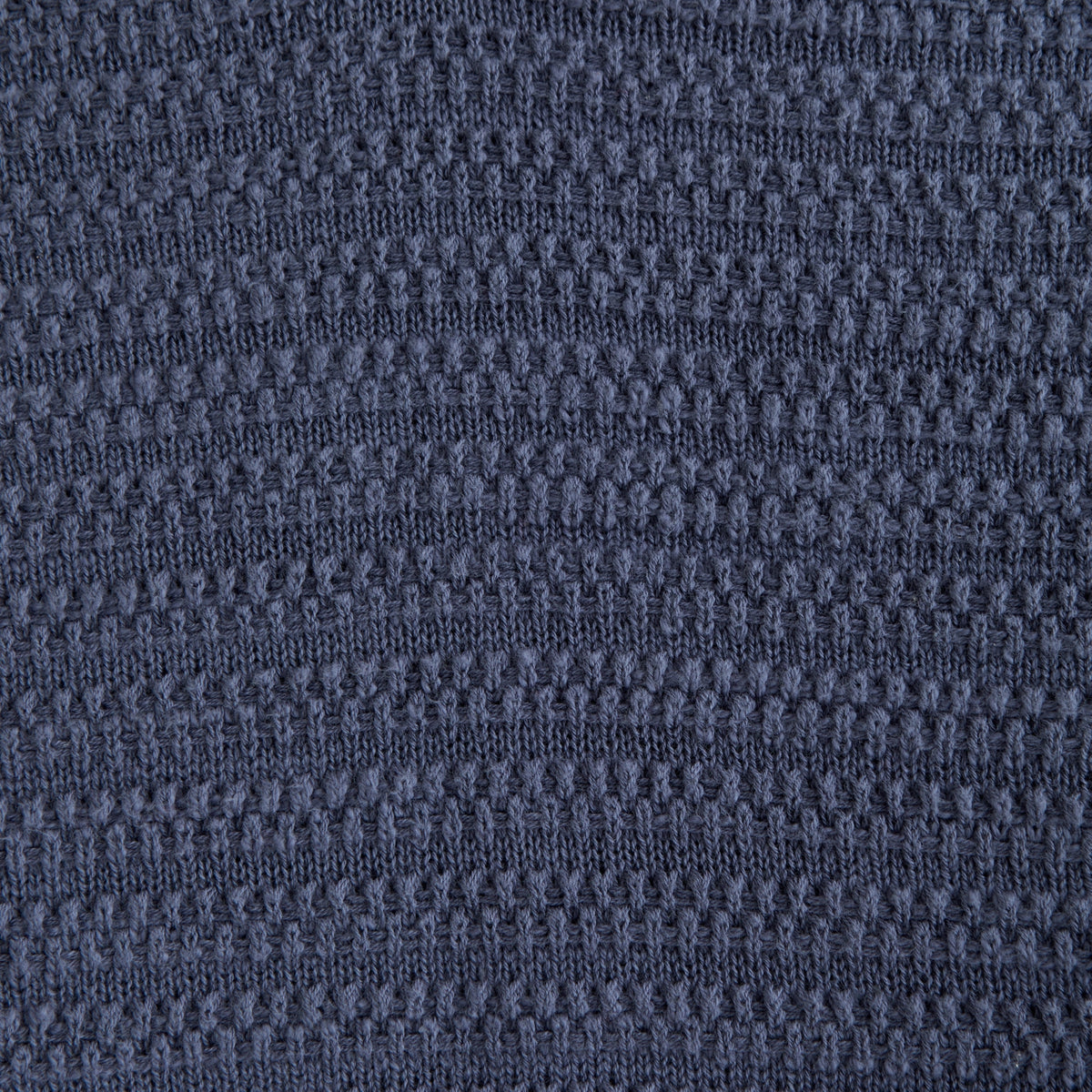 Abercrombie Textural Striped Johnny Collar Sweater Polo