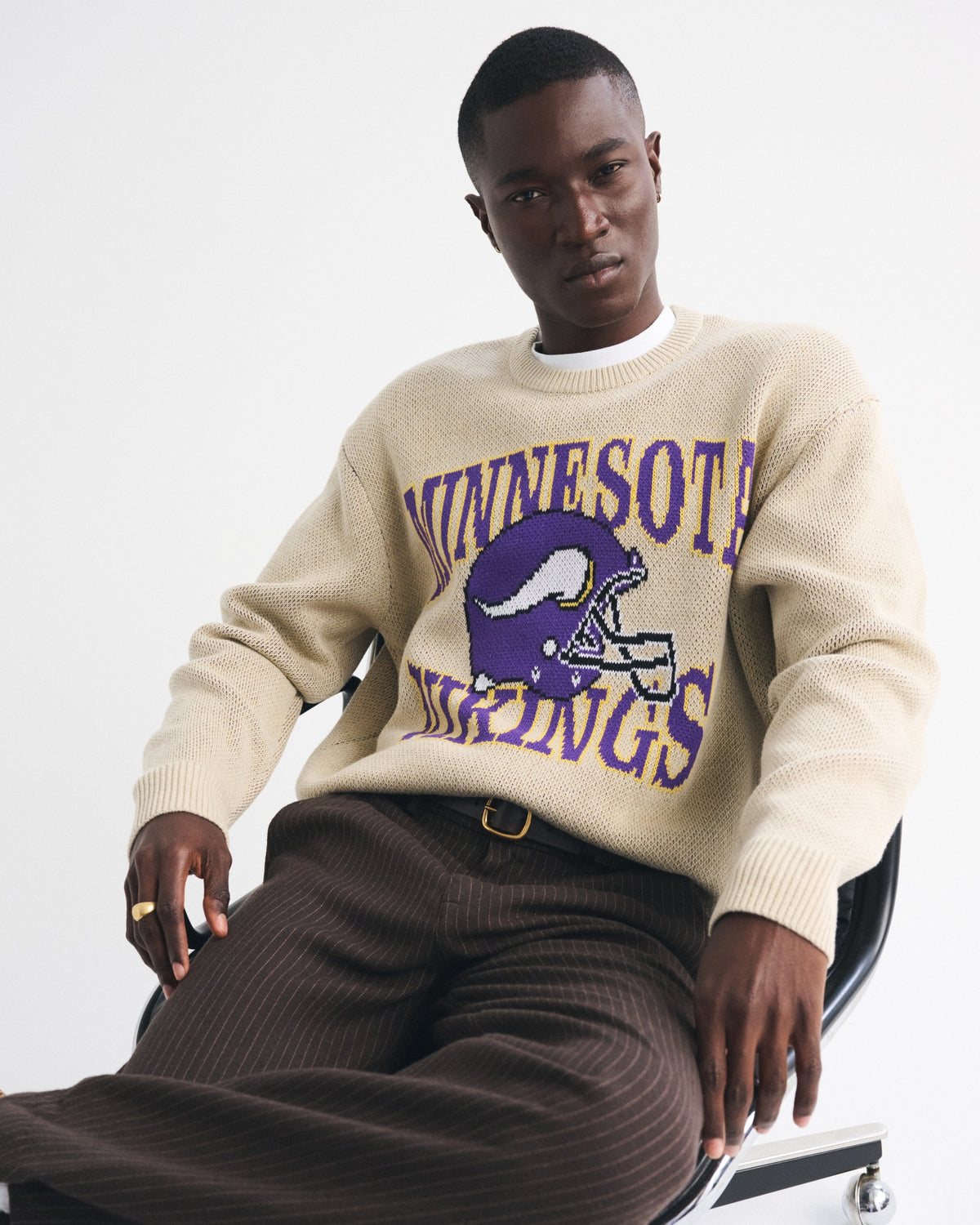 Abercrombie San Francisco 49ers Crew Sweater
