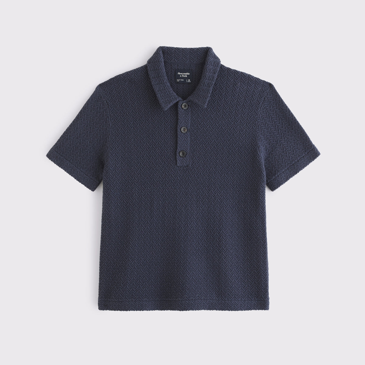 Abercrombie 100% Cotton 3-Button Sweater Polo