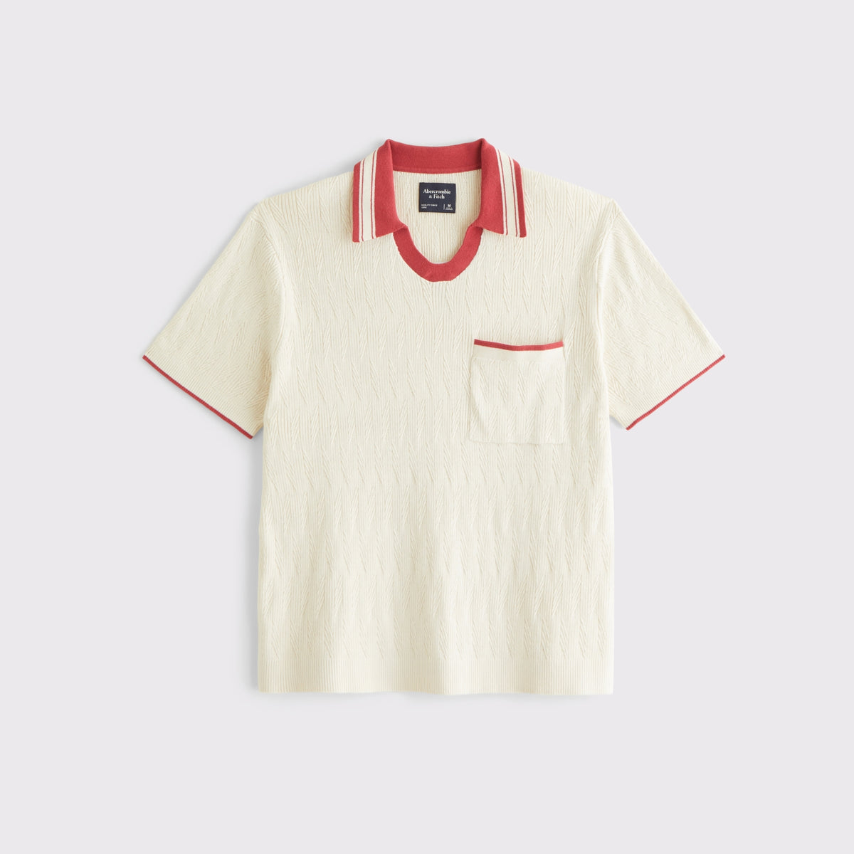 Abercrombie Varsity Johnny Collar Sweater Polo