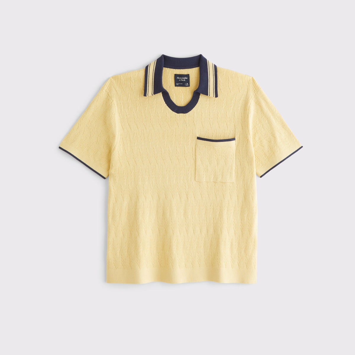 Abercrombie Varsity Johnny Collar Sweater Polo