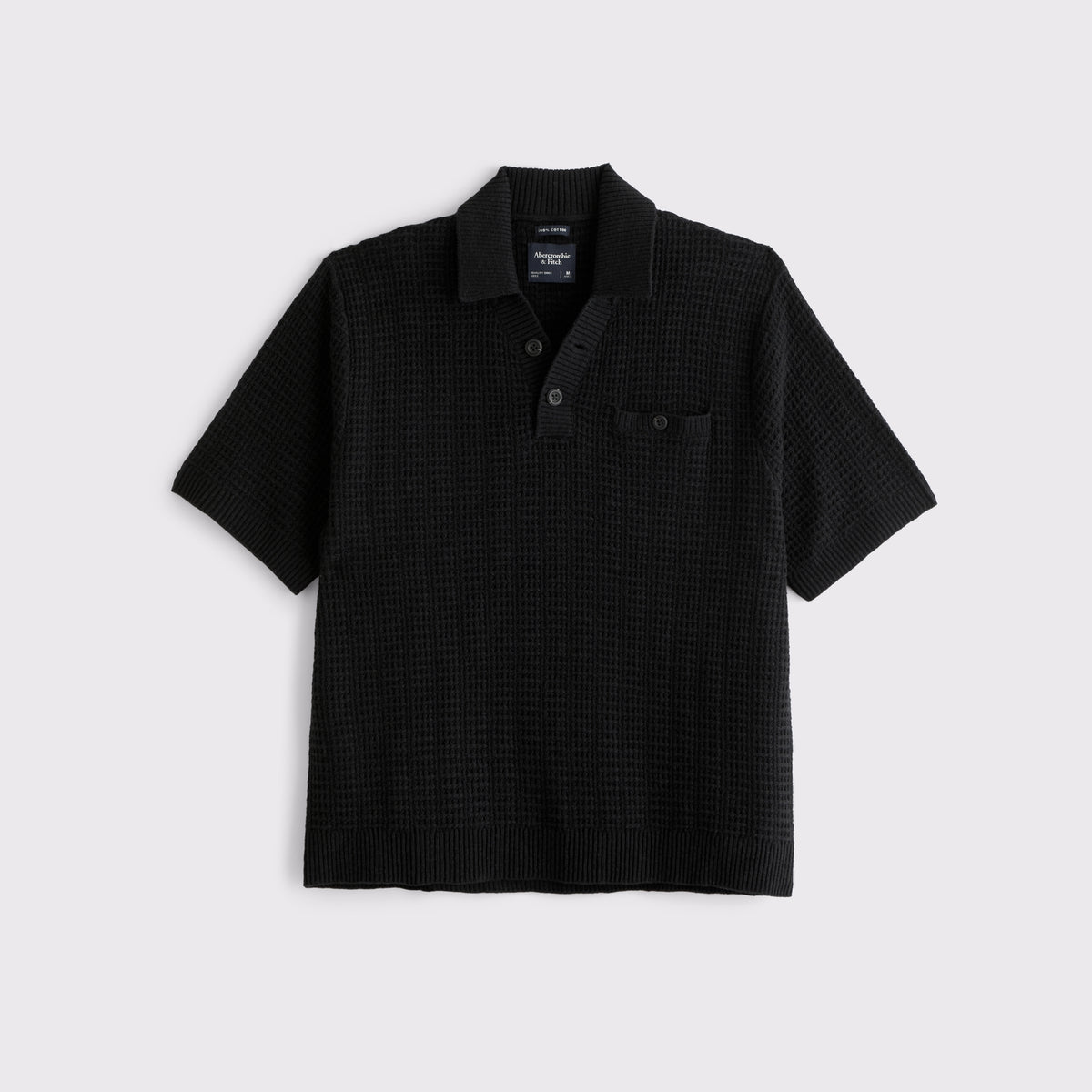 Abercrombie 100% Cotton 2-Button Sweater Polo