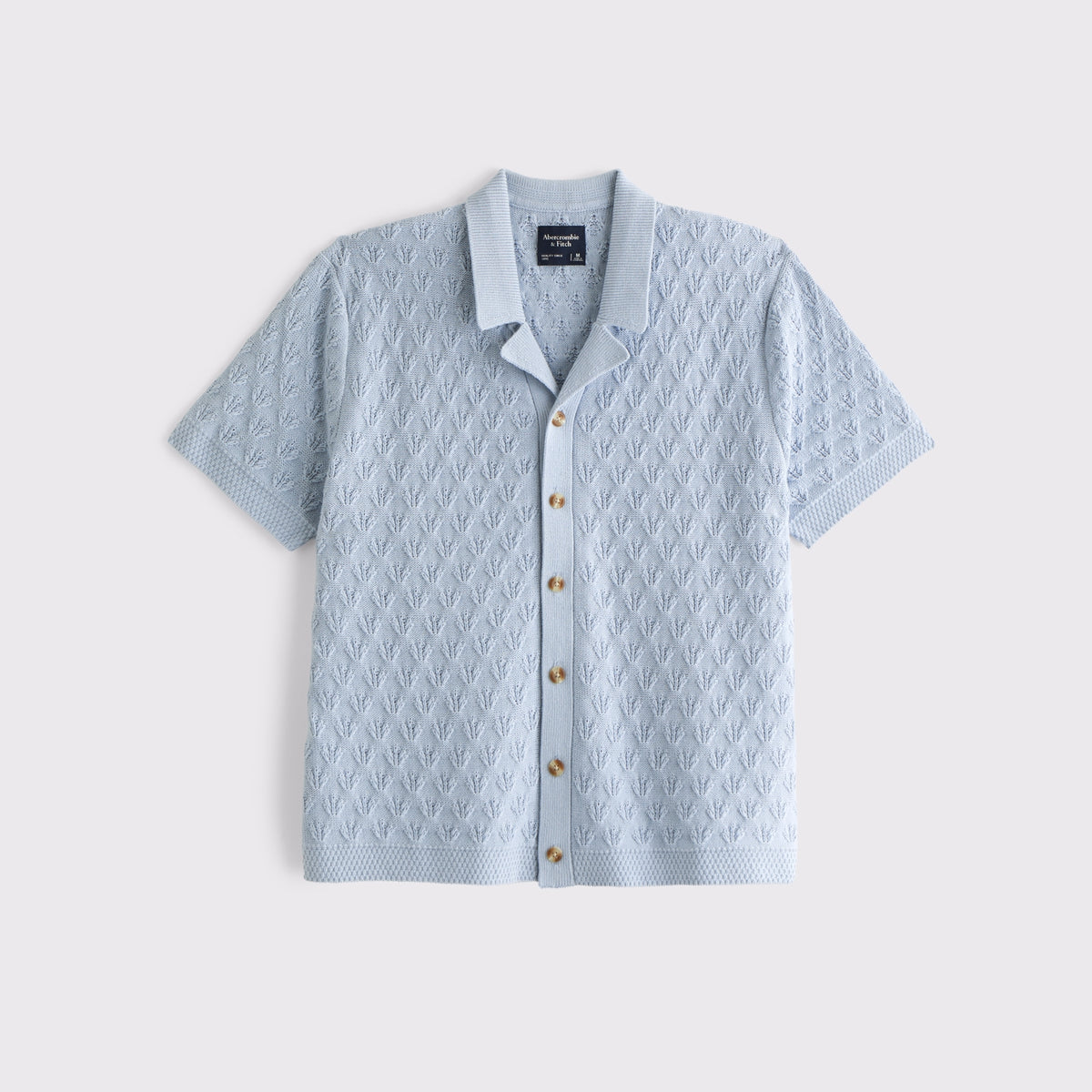 Abercrombie 100% Cotton Button-Through Sweater Polo