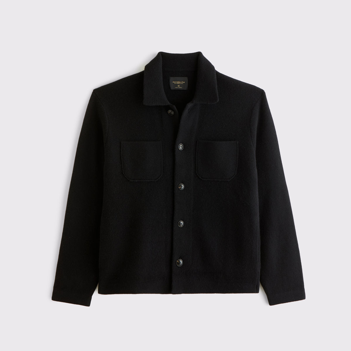 Abercrombie 100% Merino Wool Shirt Jacket