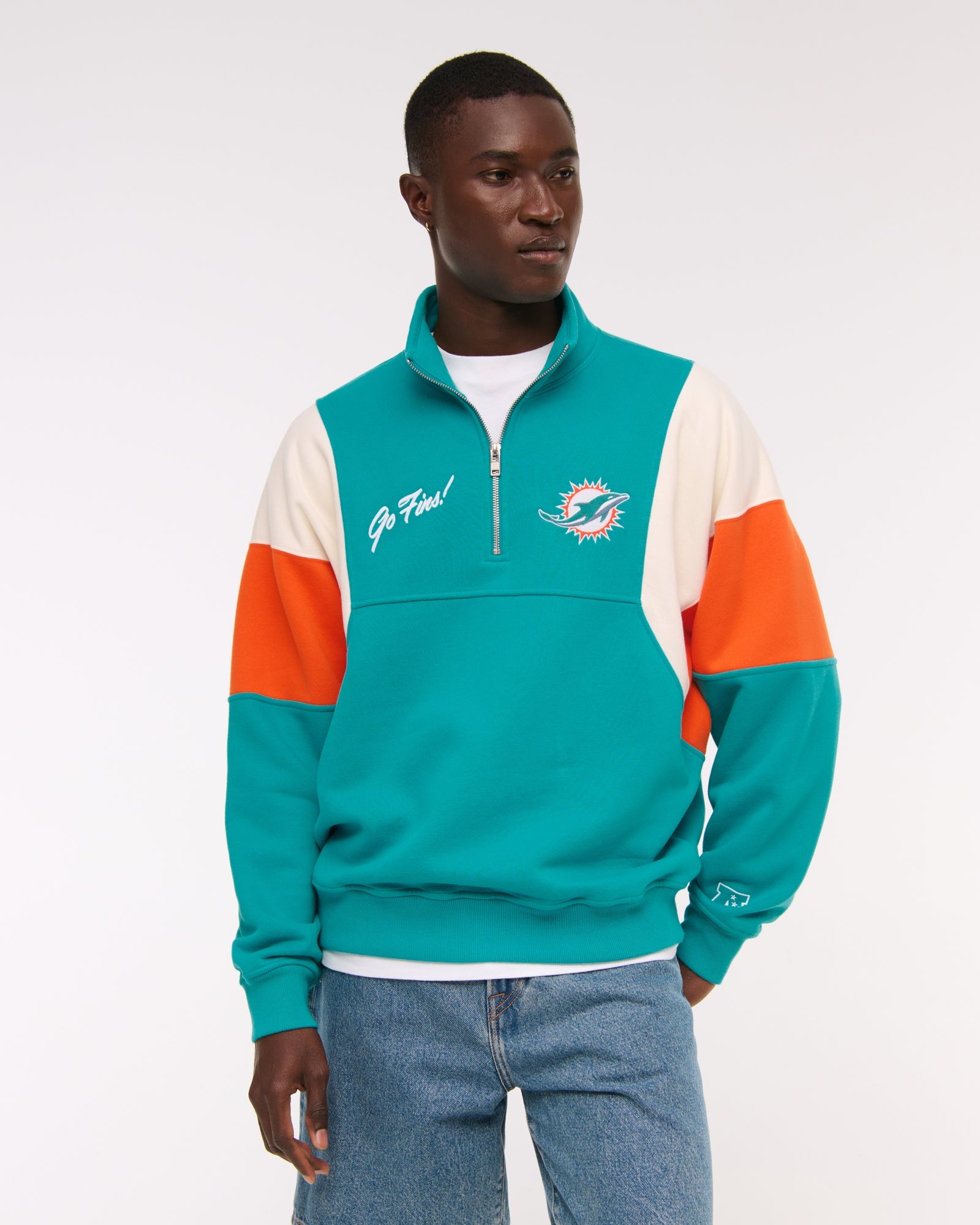 Abercrombie Dallas Cowboys Half-Zip Sweatshirt
