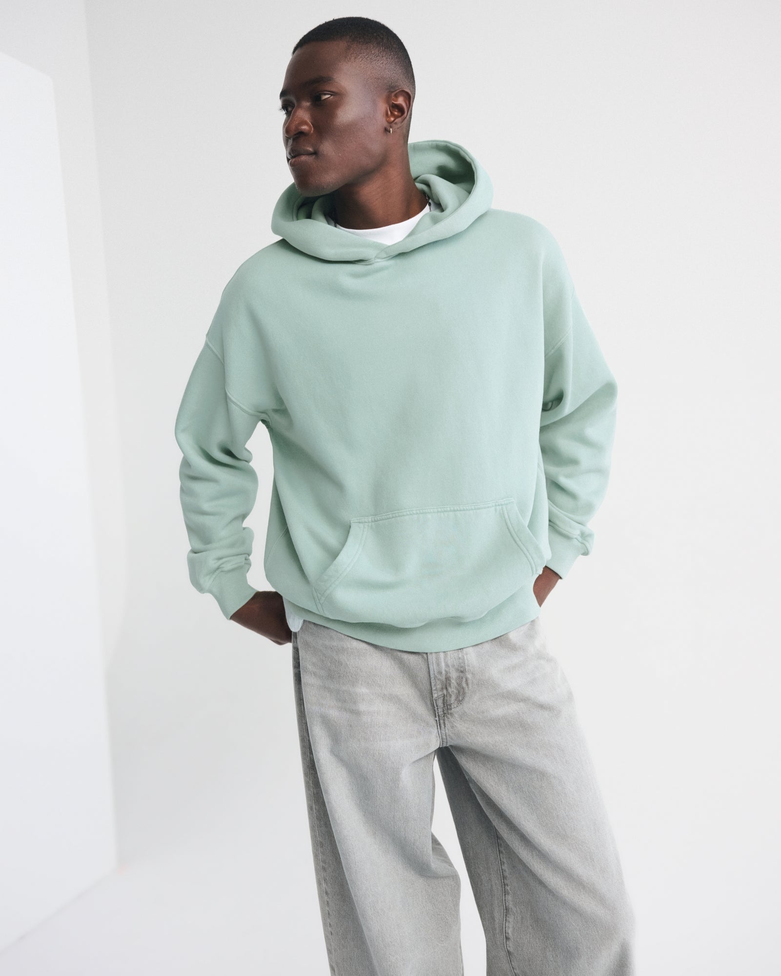 Abercrombie Essential Popover Camo Hoodie