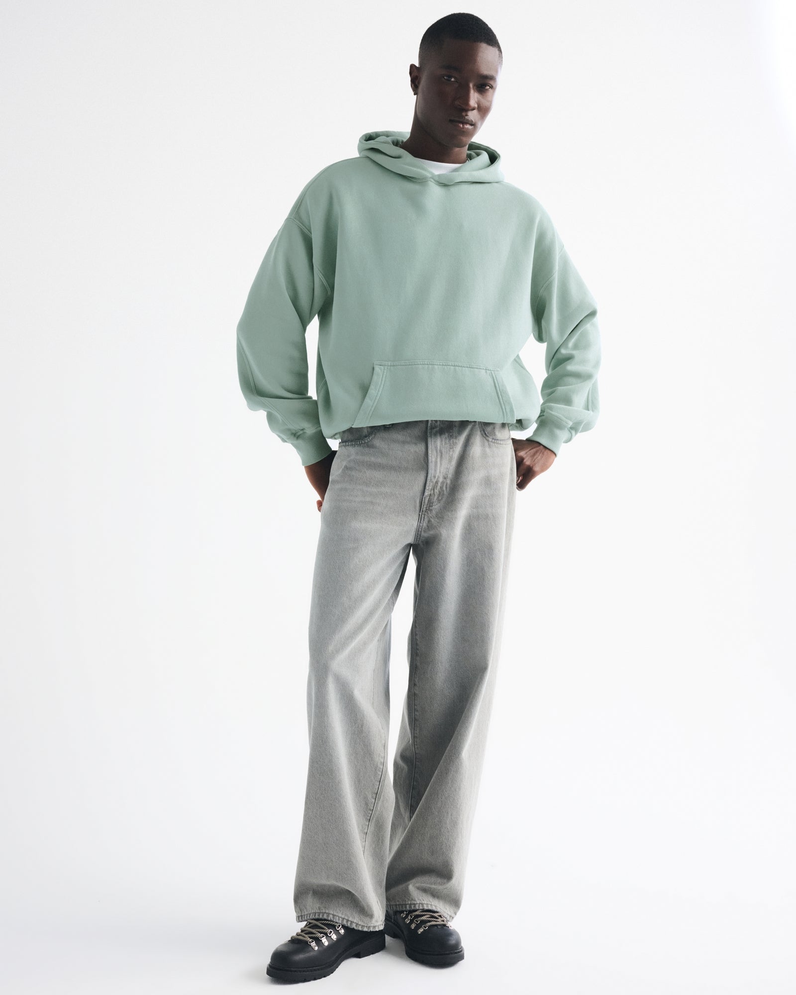 Abercrombie Essential Popover Camo Hoodie