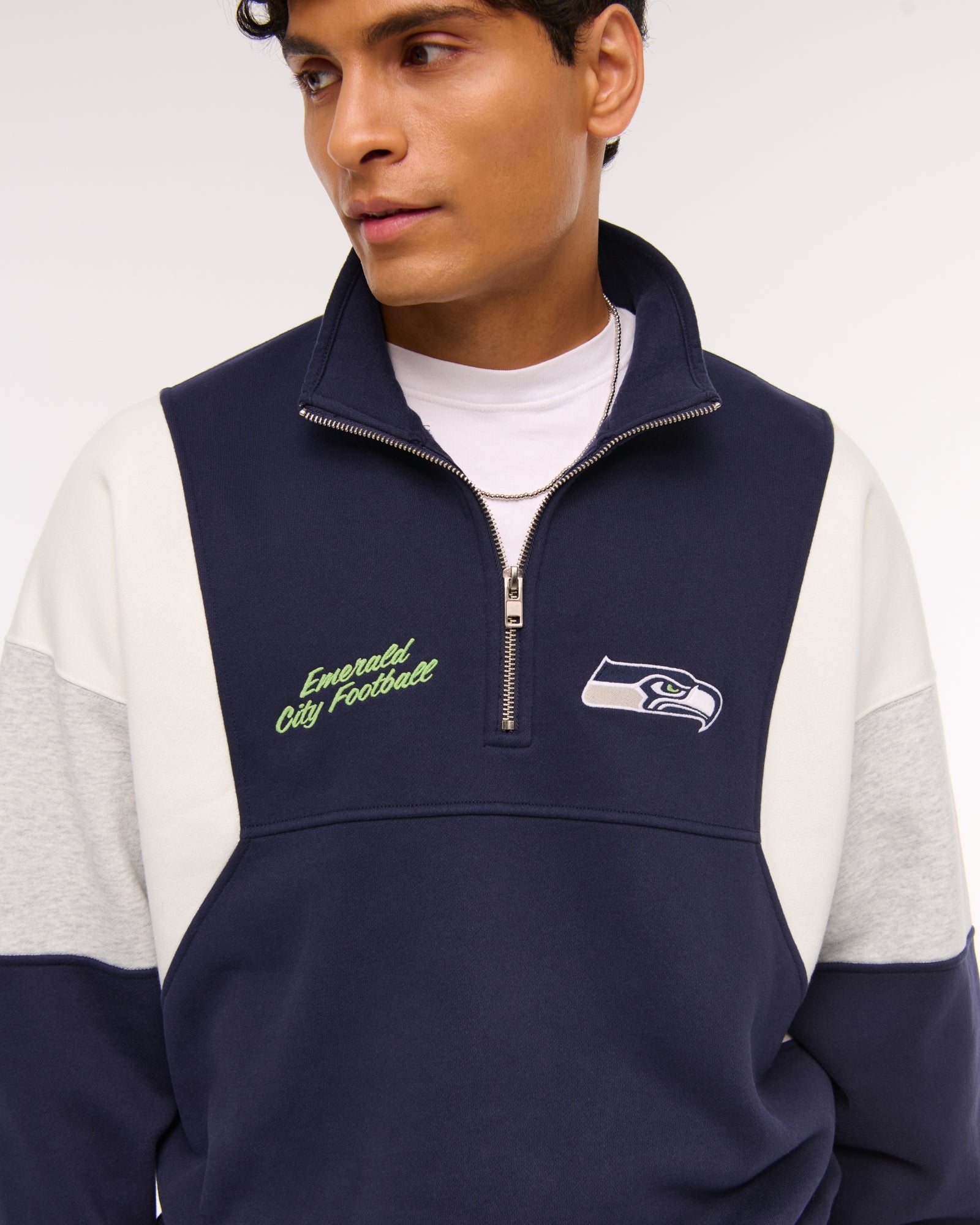 Abercrombie Dallas Cowboys Half-Zip Sweatshirt