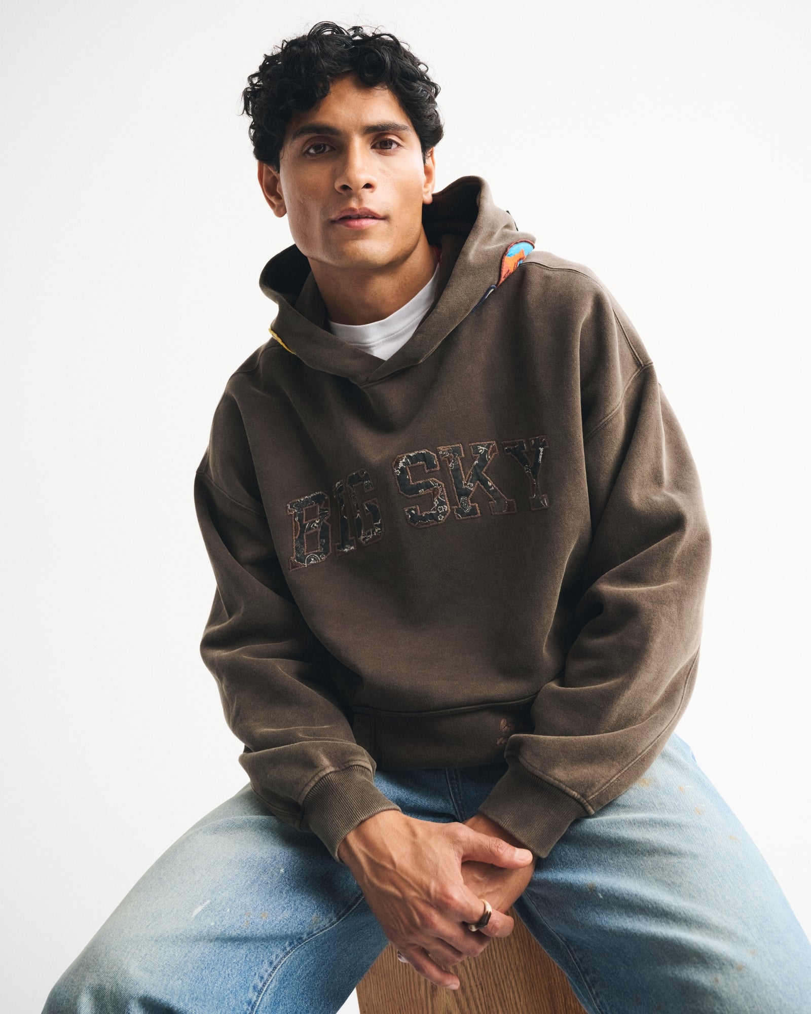 Abercrombie Essential Popover Camo Hoodie