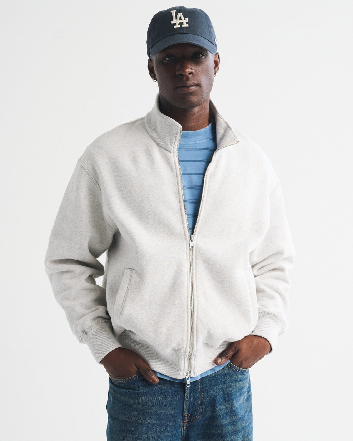 Abercrombie Heritage Heavyweight Full-Zip Sweatshirt