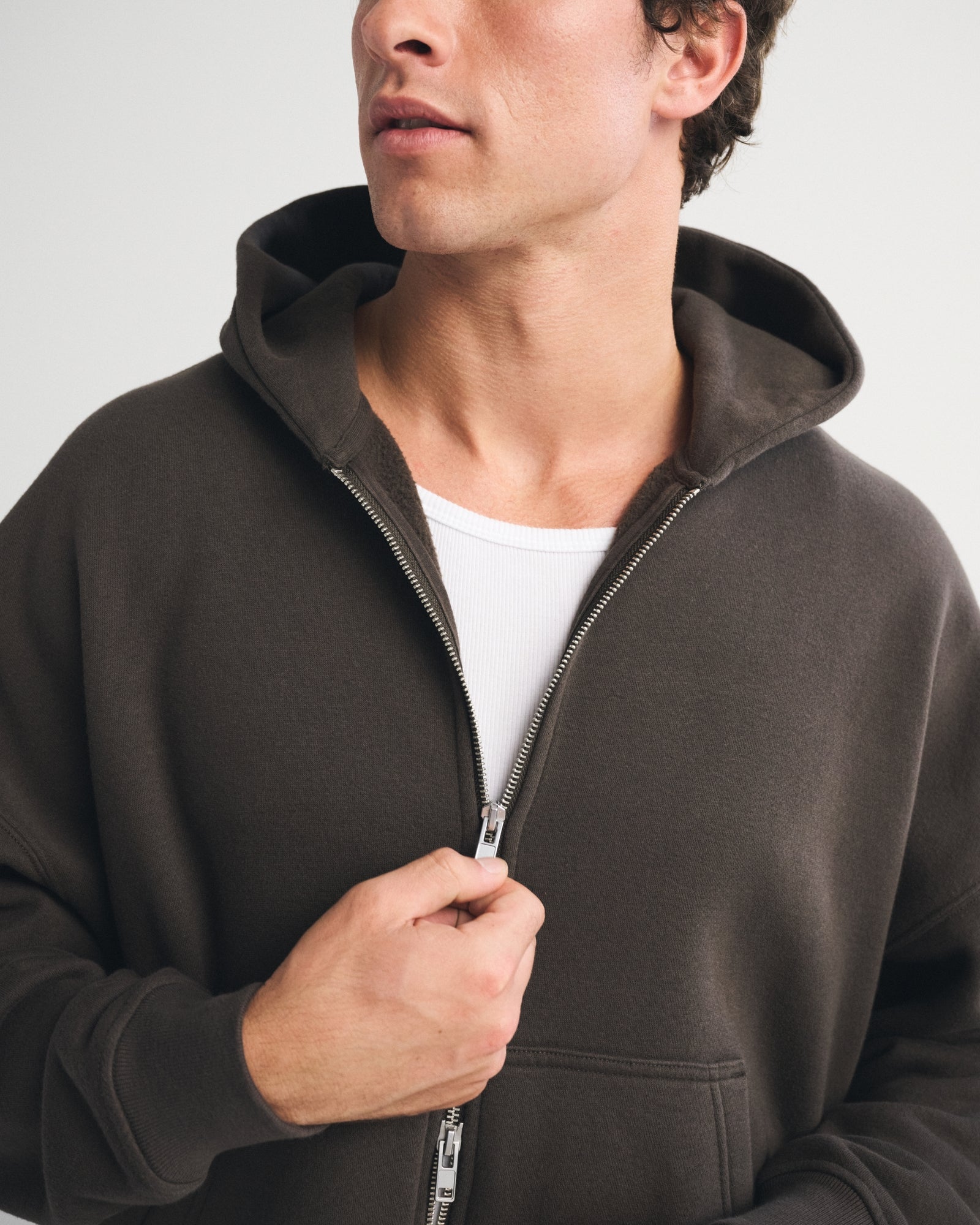 Abercrombie Essential Full-Zip Hoodie