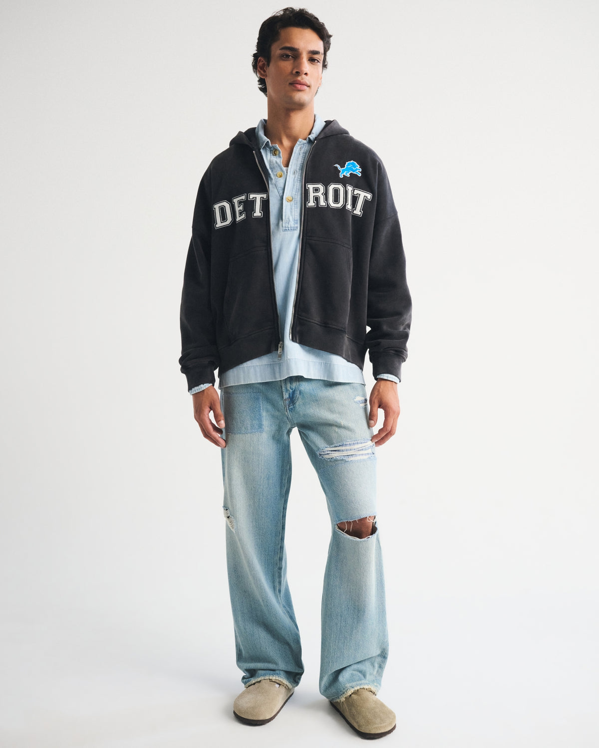 Abercrombie San Francisco 49ers Full-Zip Hoodie