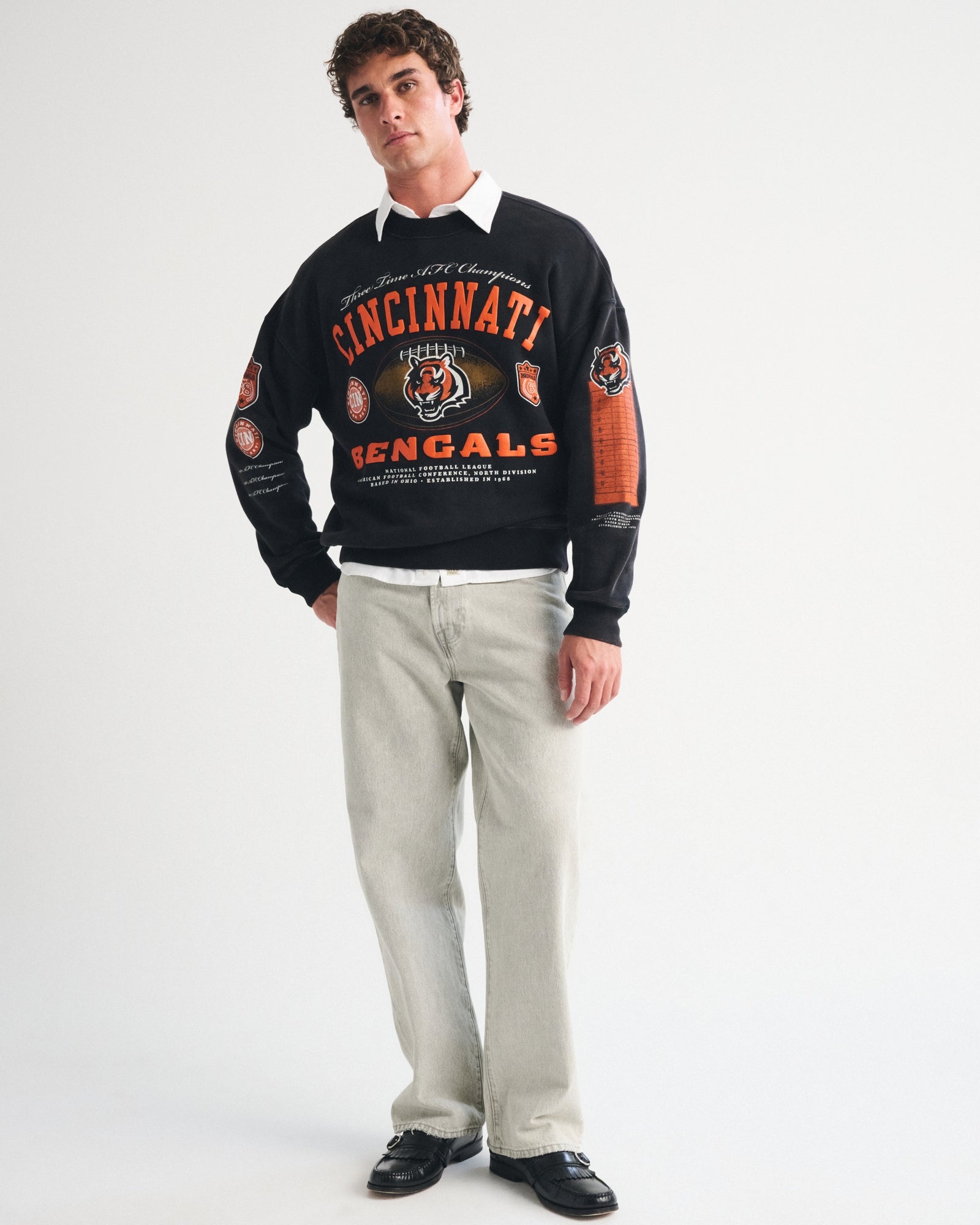 Abercrombie Green Bay Packers Crew Sweatshirt