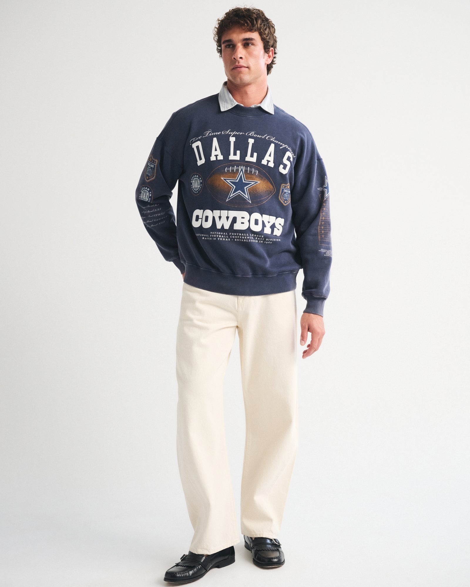 Abercrombie Green Bay Packers Crew Sweatshirt