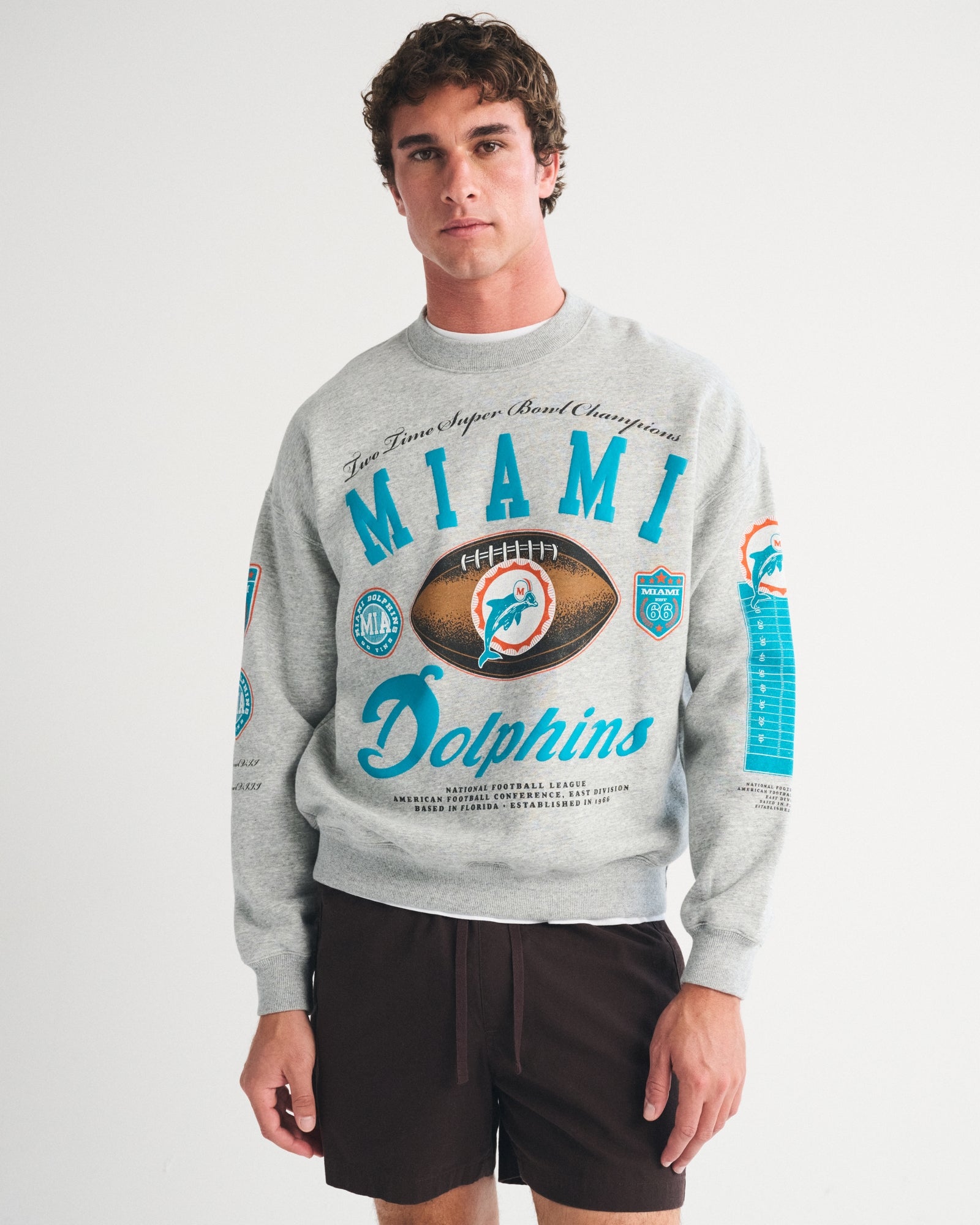 Abercrombie Green Bay Packers Crew Sweatshirt