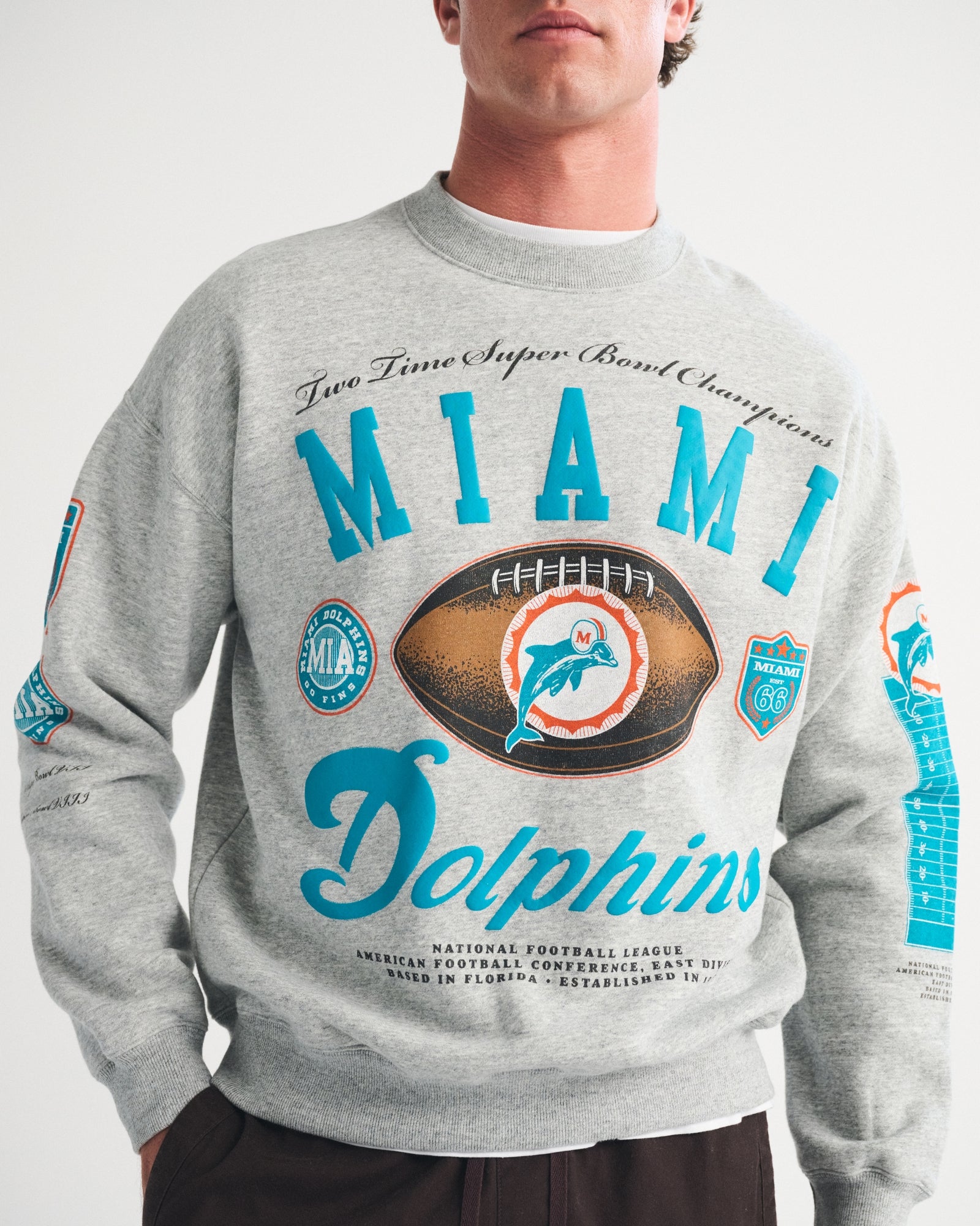 Abercrombie Green Bay Packers Crew Sweatshirt