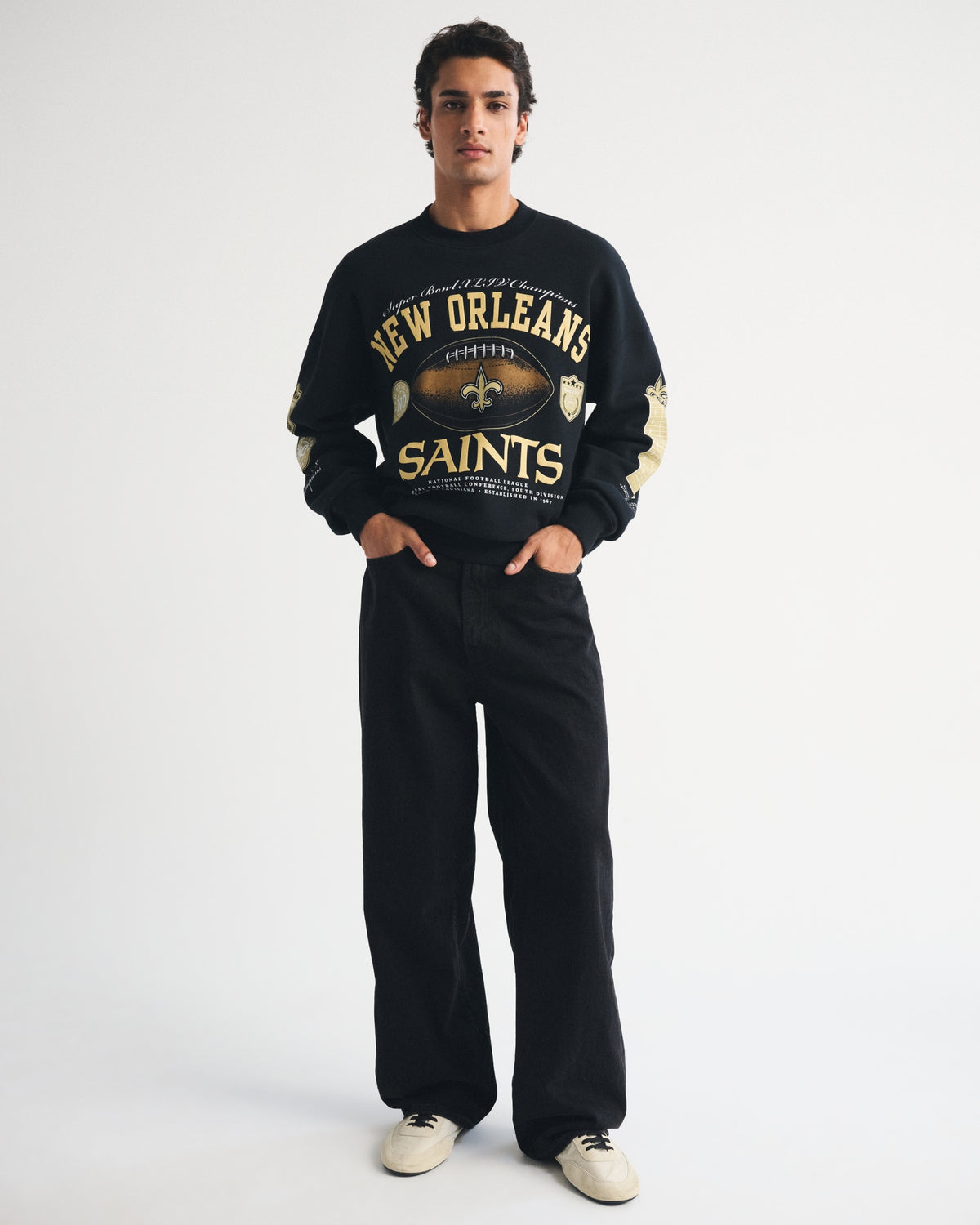 Abercrombie Green Bay Packers Crew Sweatshirt