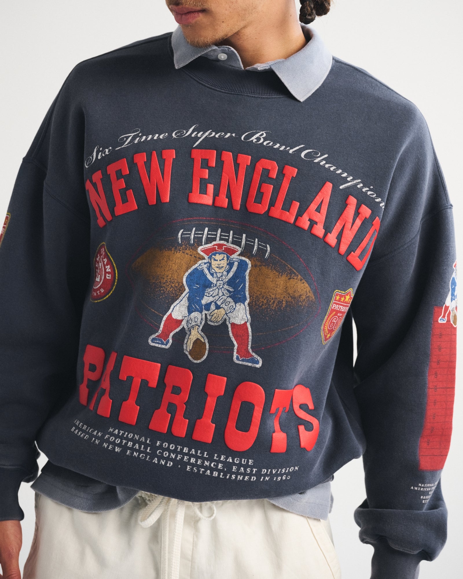 Abercrombie Green Bay Packers Crew Sweatshirt