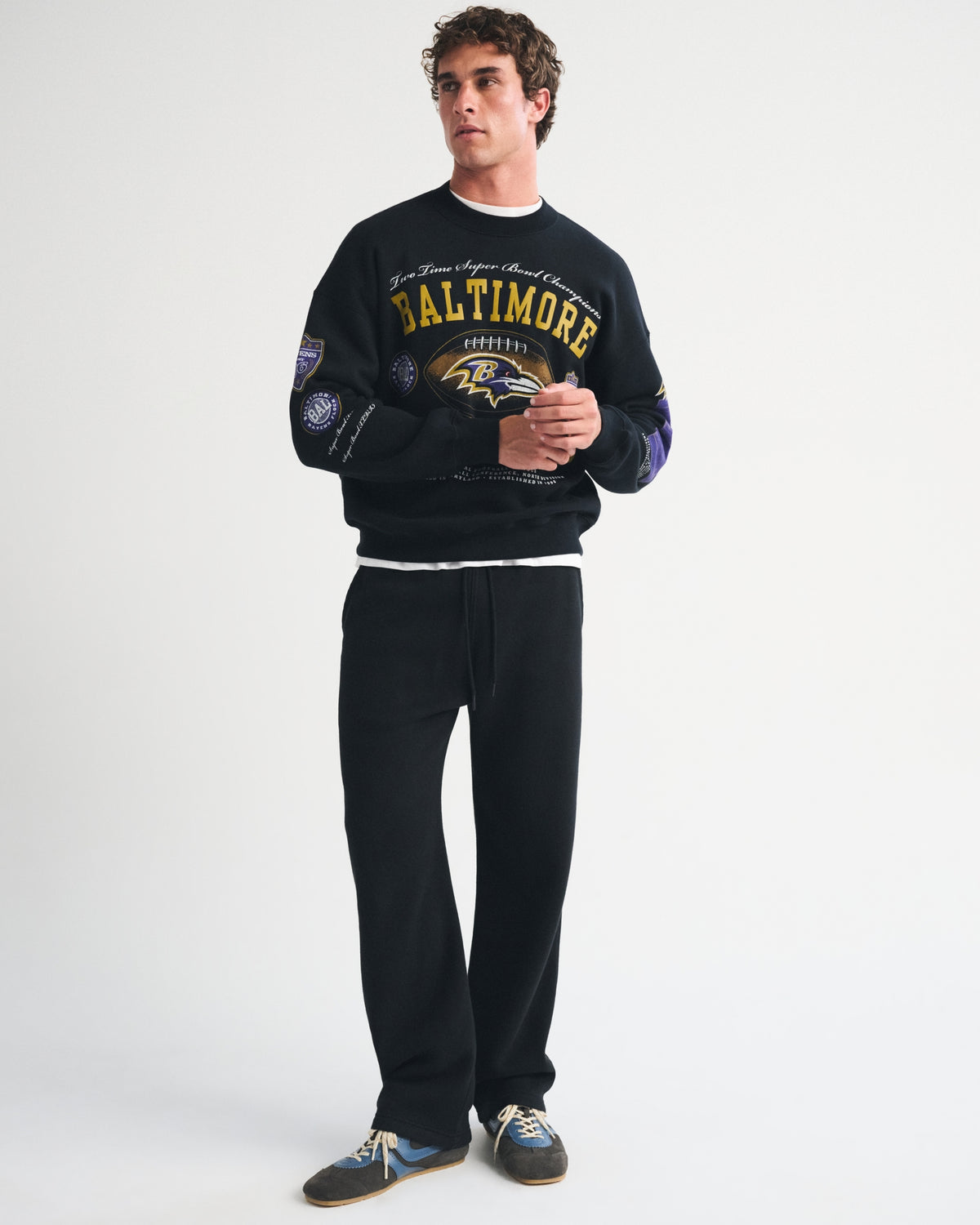 Abercrombie Green Bay Packers Crew Sweatshirt