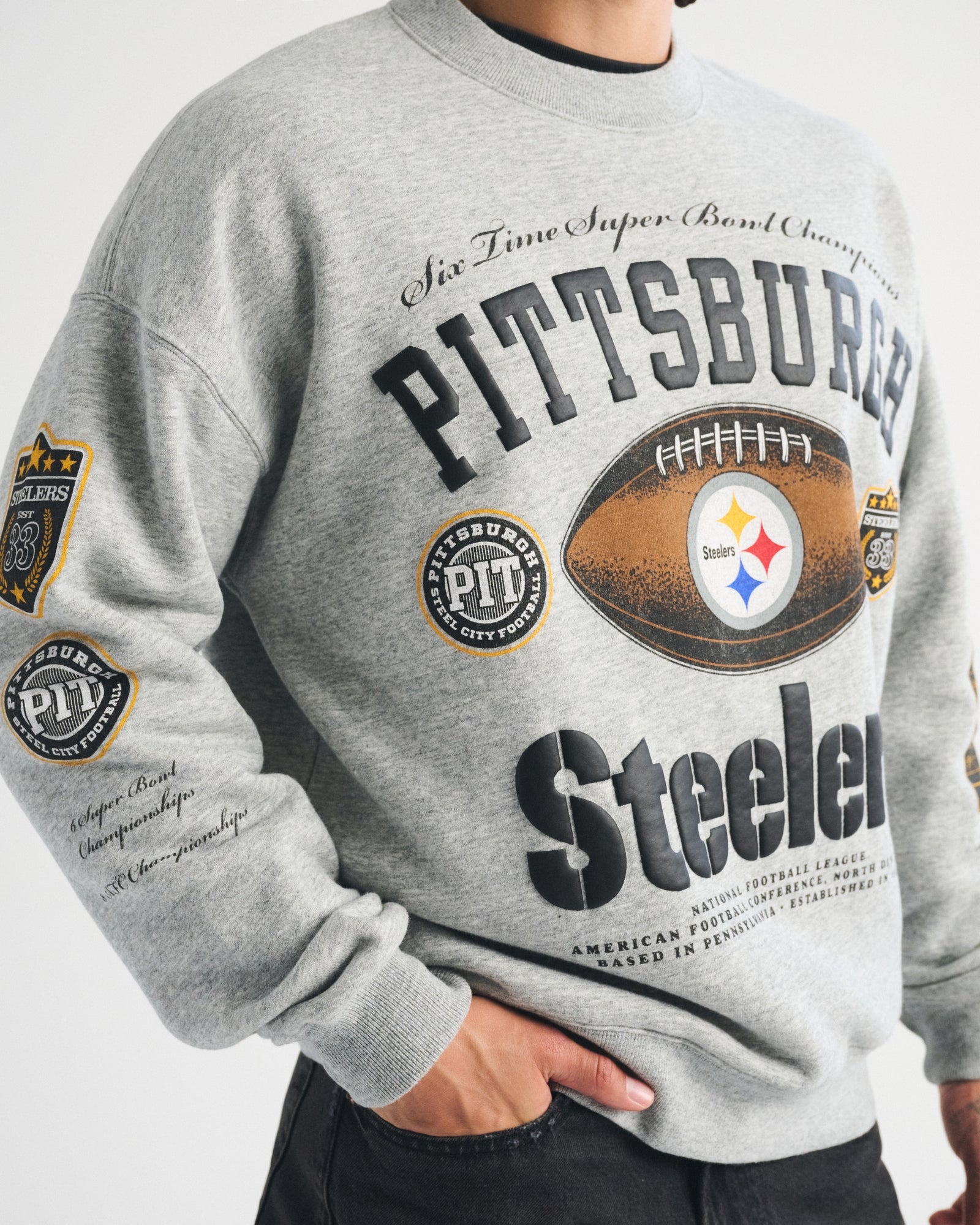 Abercrombie Green Bay Packers Crew Sweatshirt