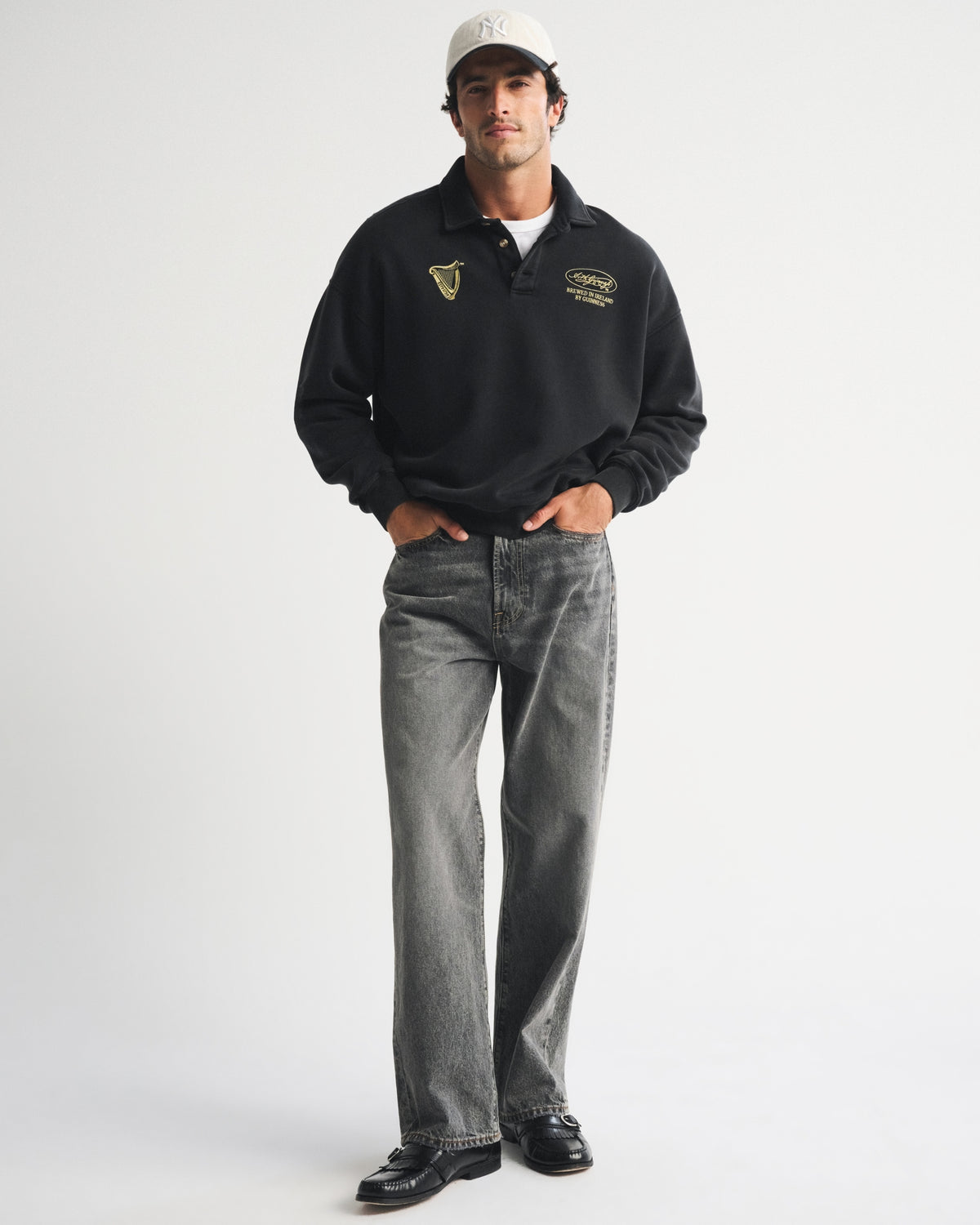 Abercrombie Guinness Polo Sweatshirt