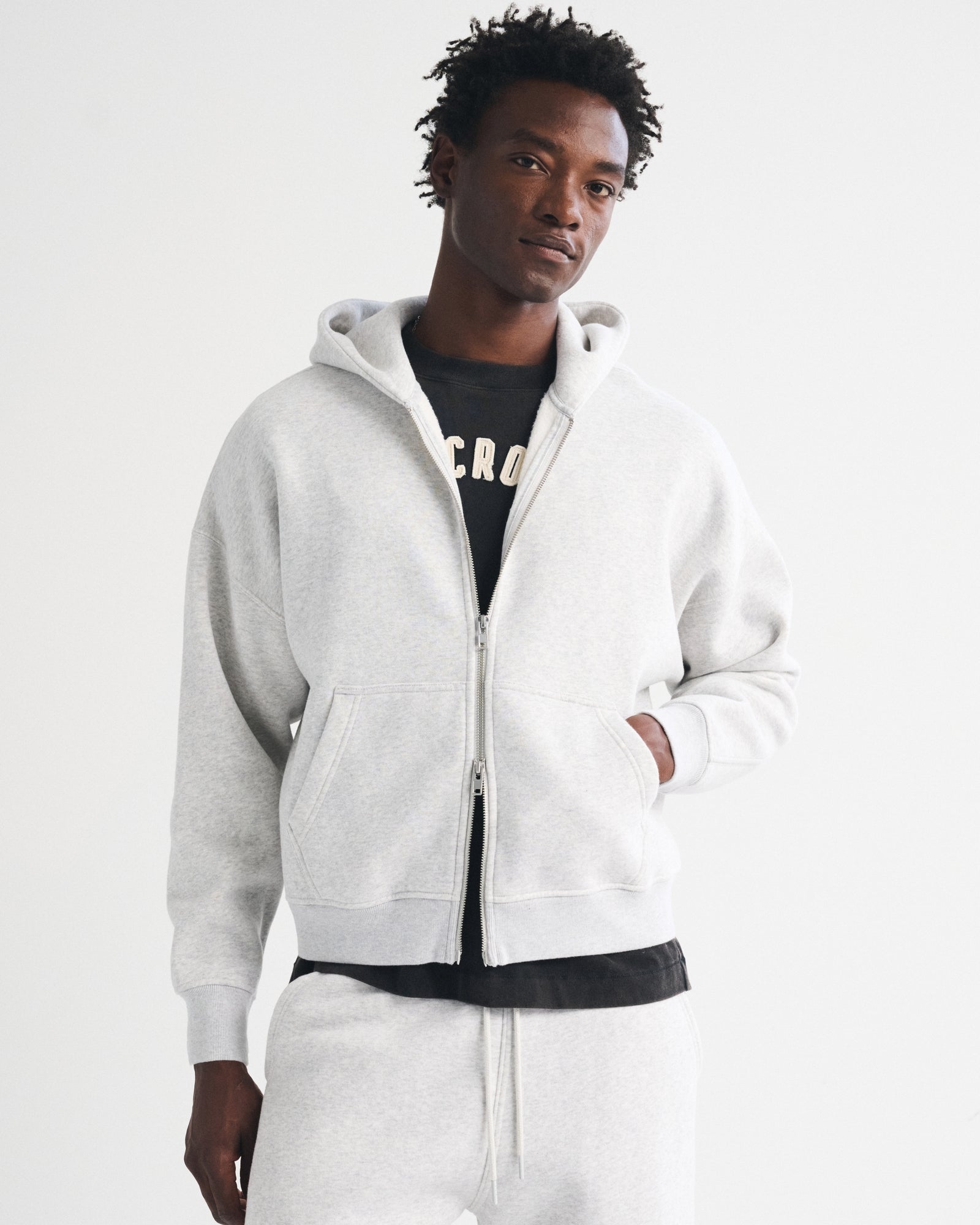 Abercrombie Essential Full-Zip Hoodie