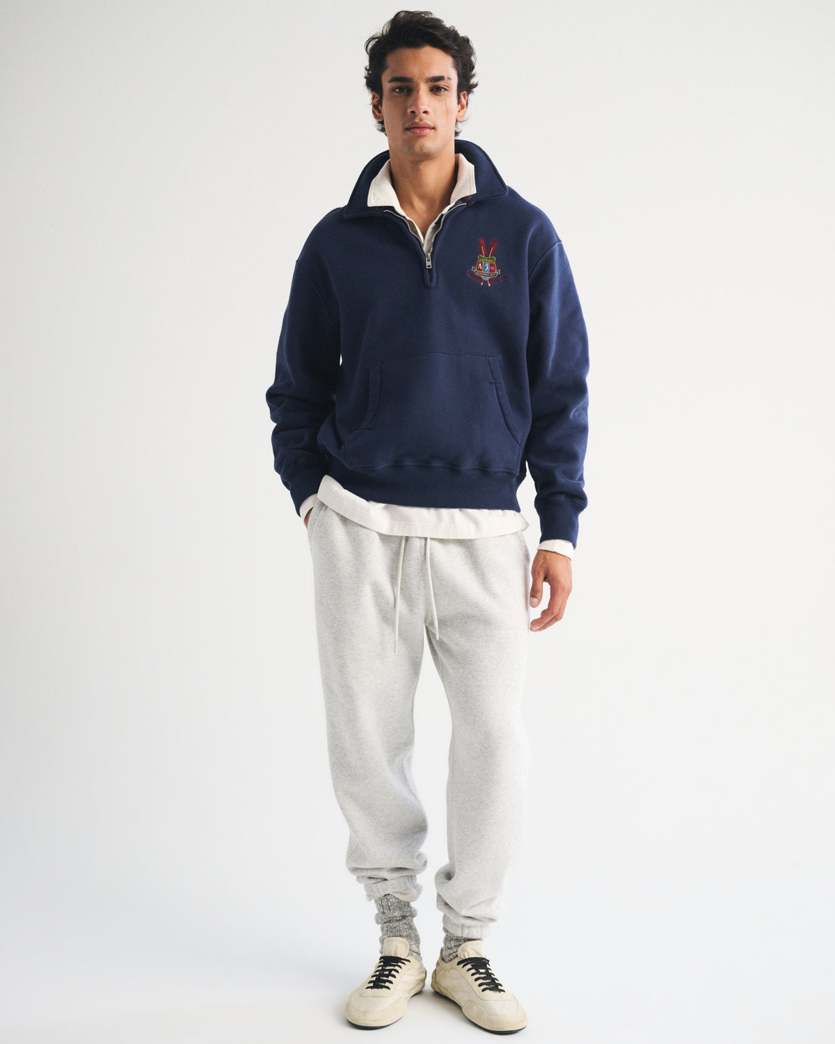 Abercrombie Heritage Heavyweight Popover Hoodie