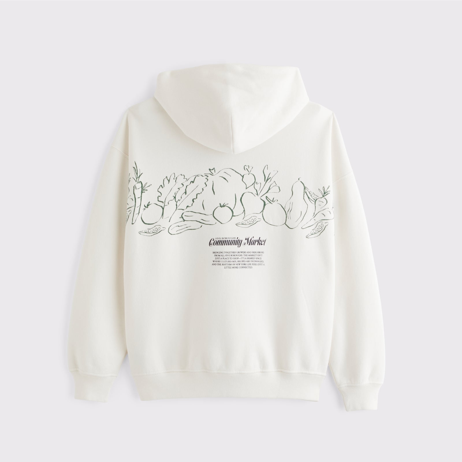 Abercrombie Farmer's Market Essential Popover Hoodie