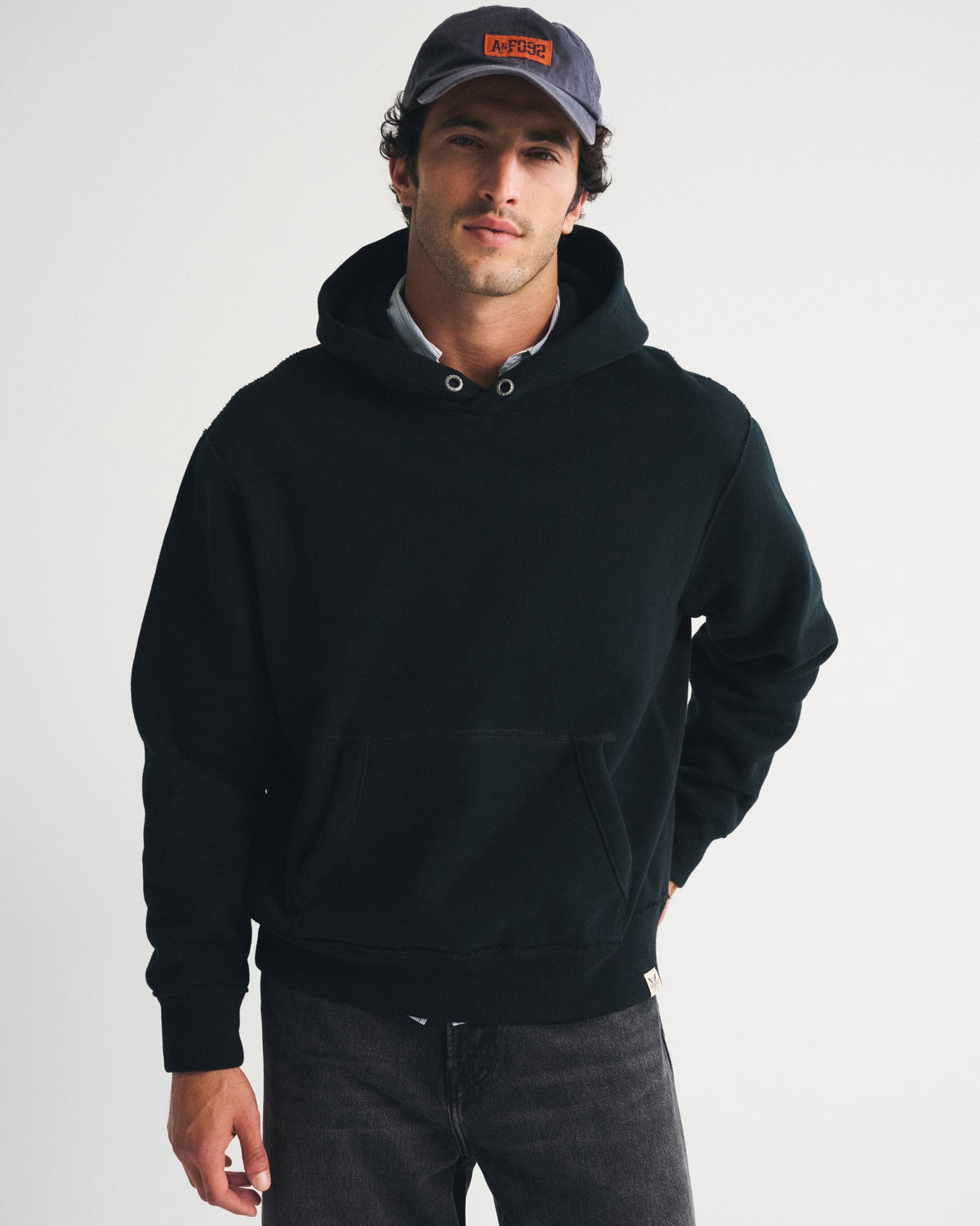 Abercrombie Heritage Heavyweight Popover Hoodie