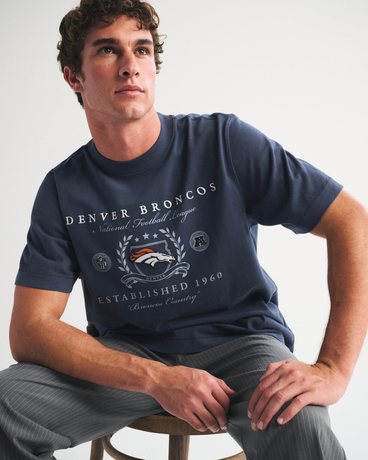 Abercrombie Tennessee Titans Premium Heavyweight 2.0 Tee