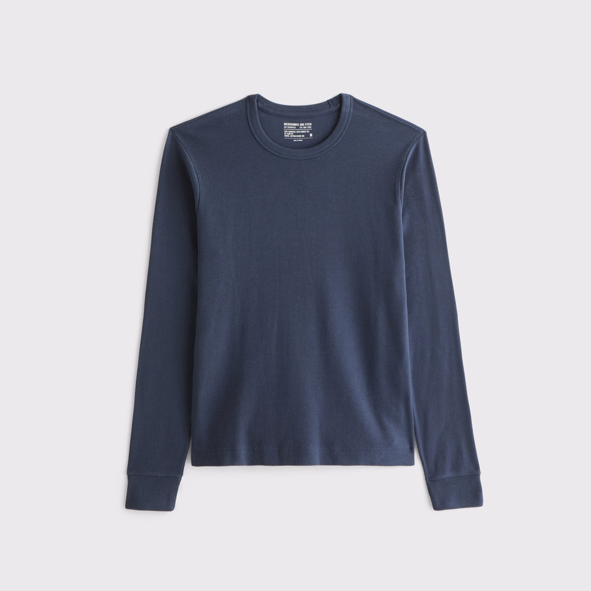 Abercrombie Long-Sleeve Essential Slim Ribbed Tee