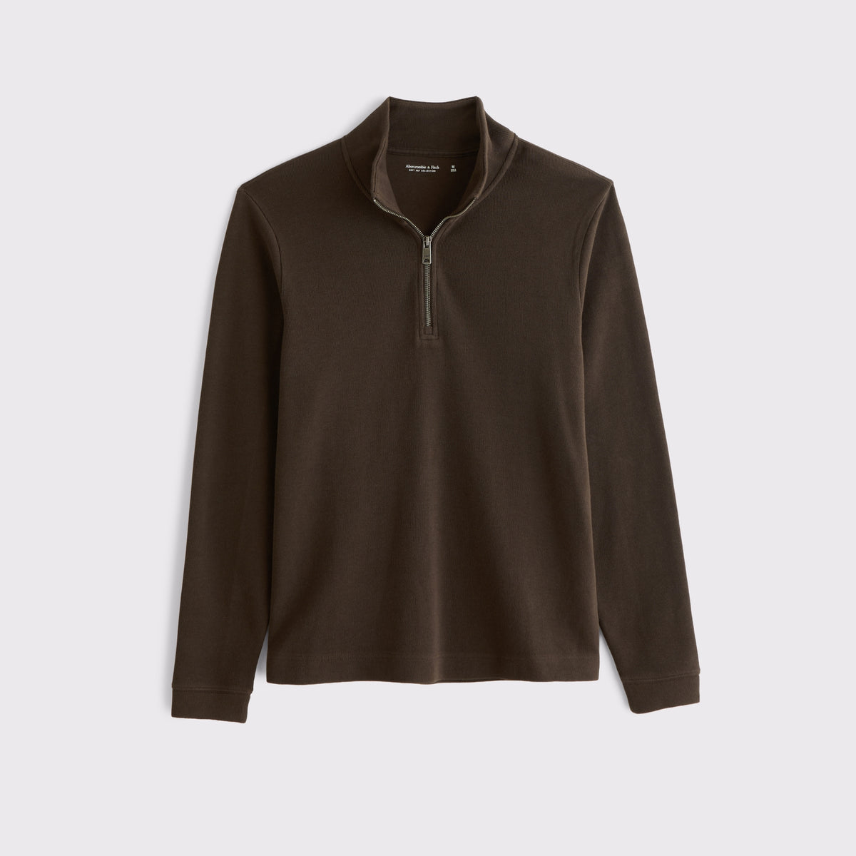 Abercrombie 100% Cotton French Rib Half-Zip